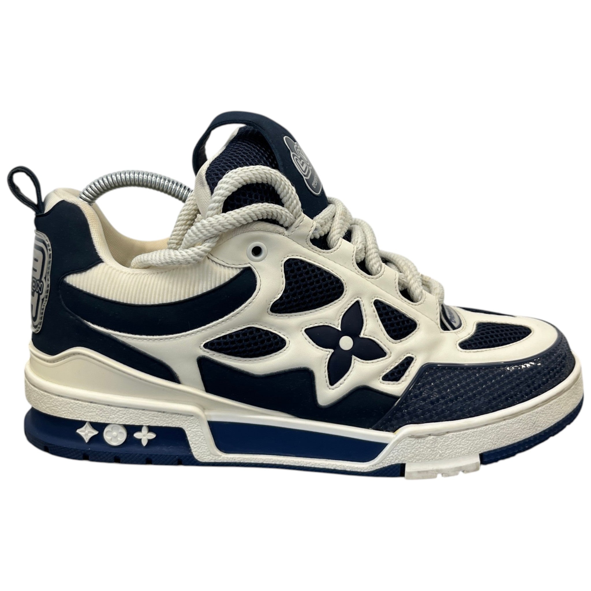 Men's Lv Skate Low Trainers Navy Size EU 42 / UK 8