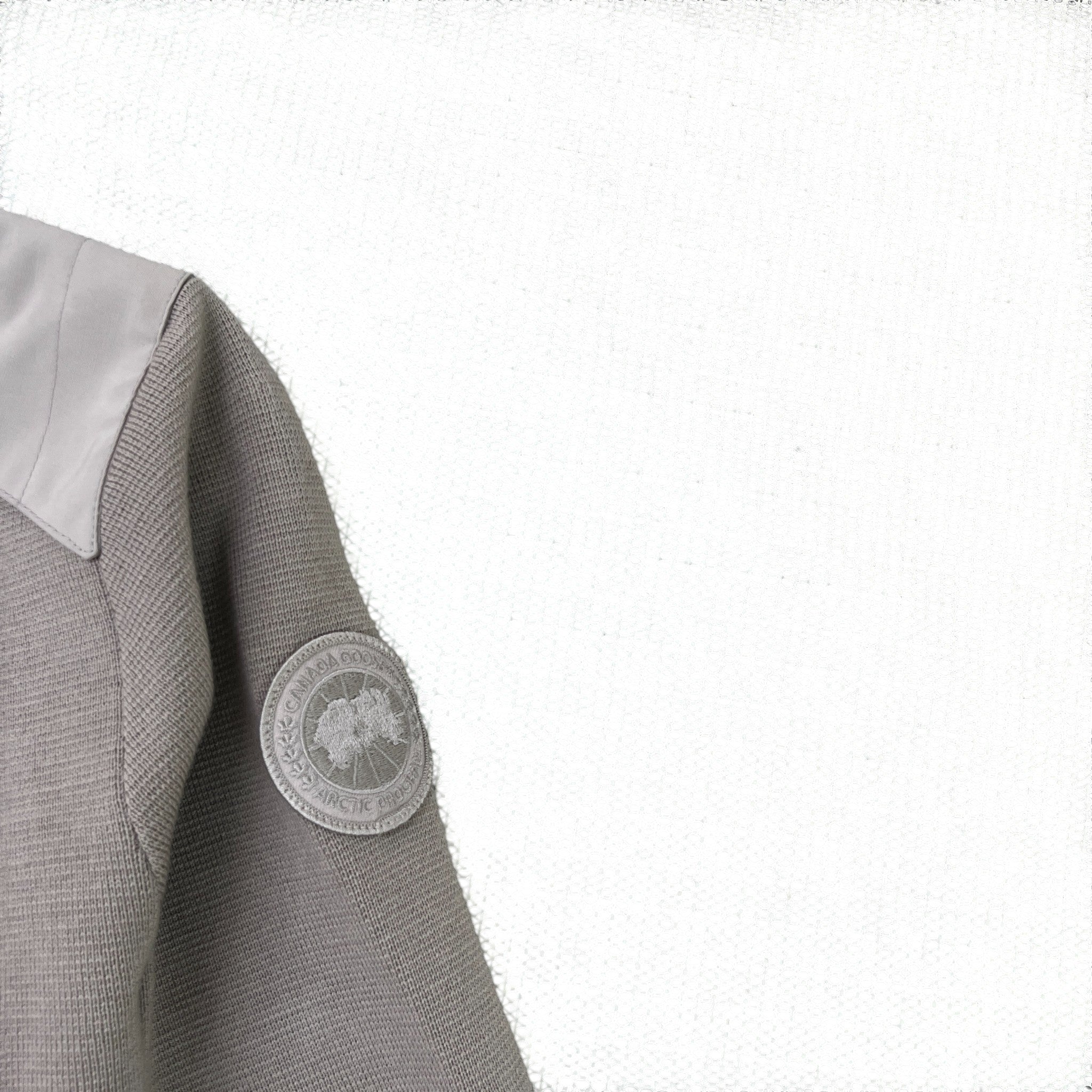 Men's Quarter Zip Sweatshirt Grey Size L