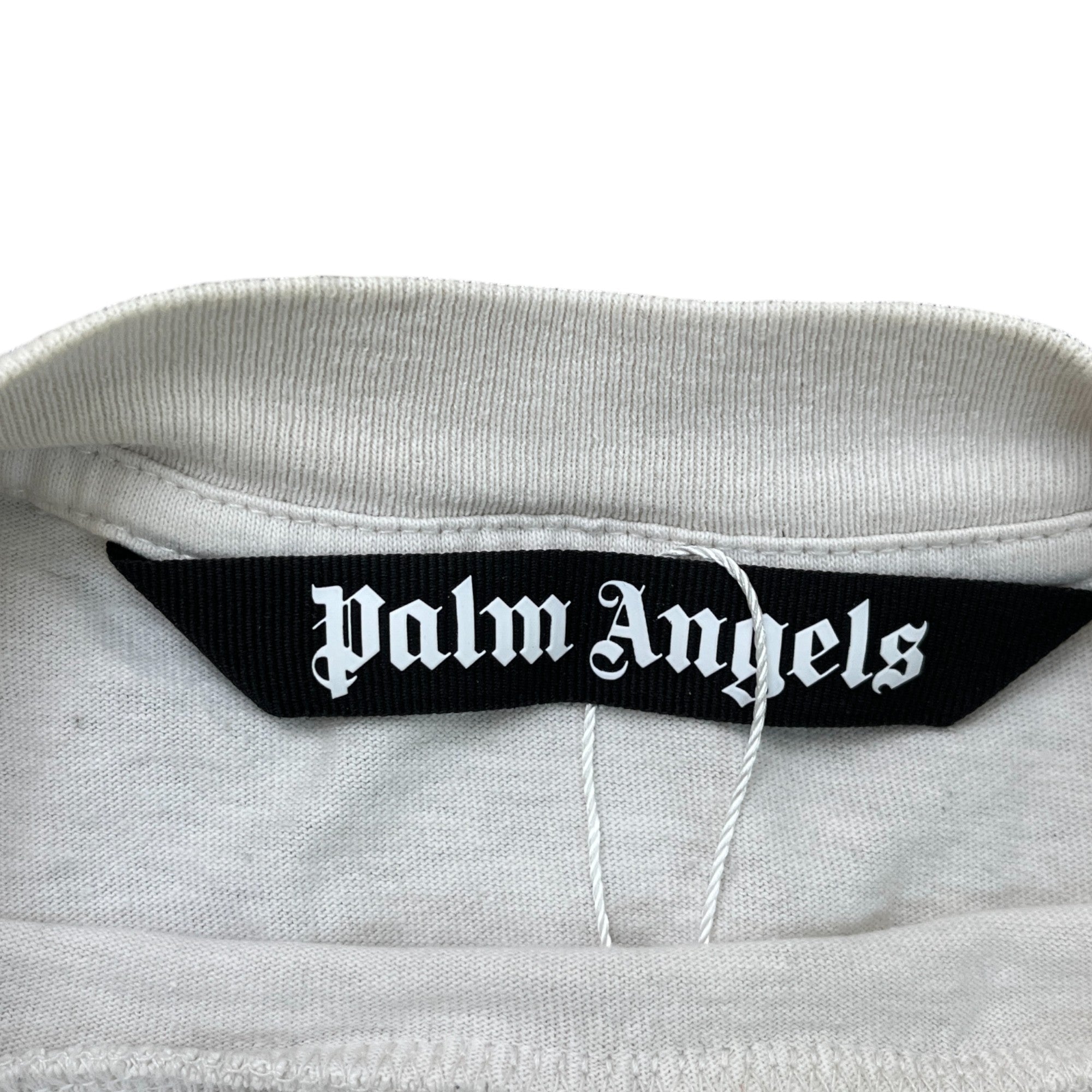 Men's Logo Print T-Shirt White Size S