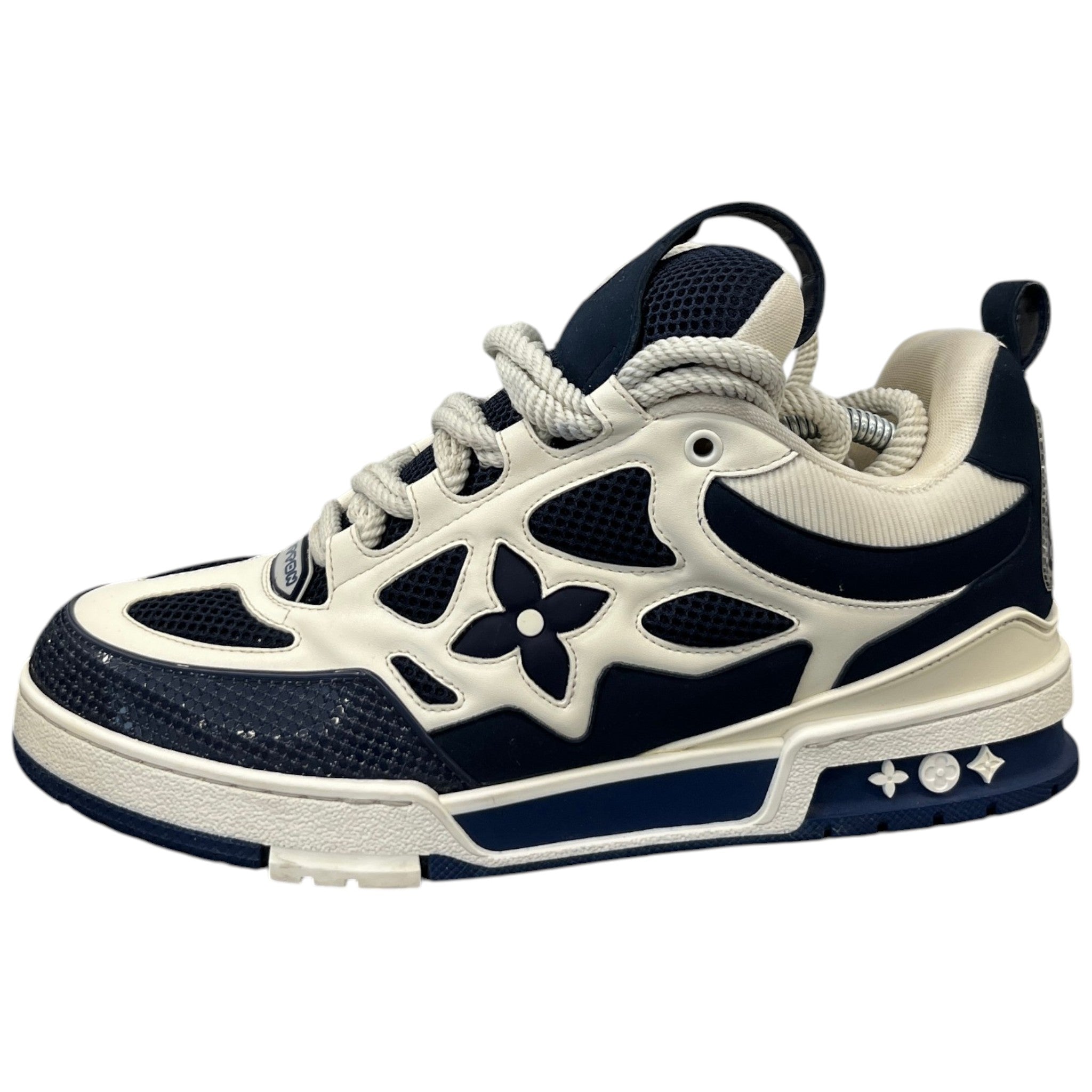 Men's Lv Skate Low Trainers Navy Size EU 42 / UK 8