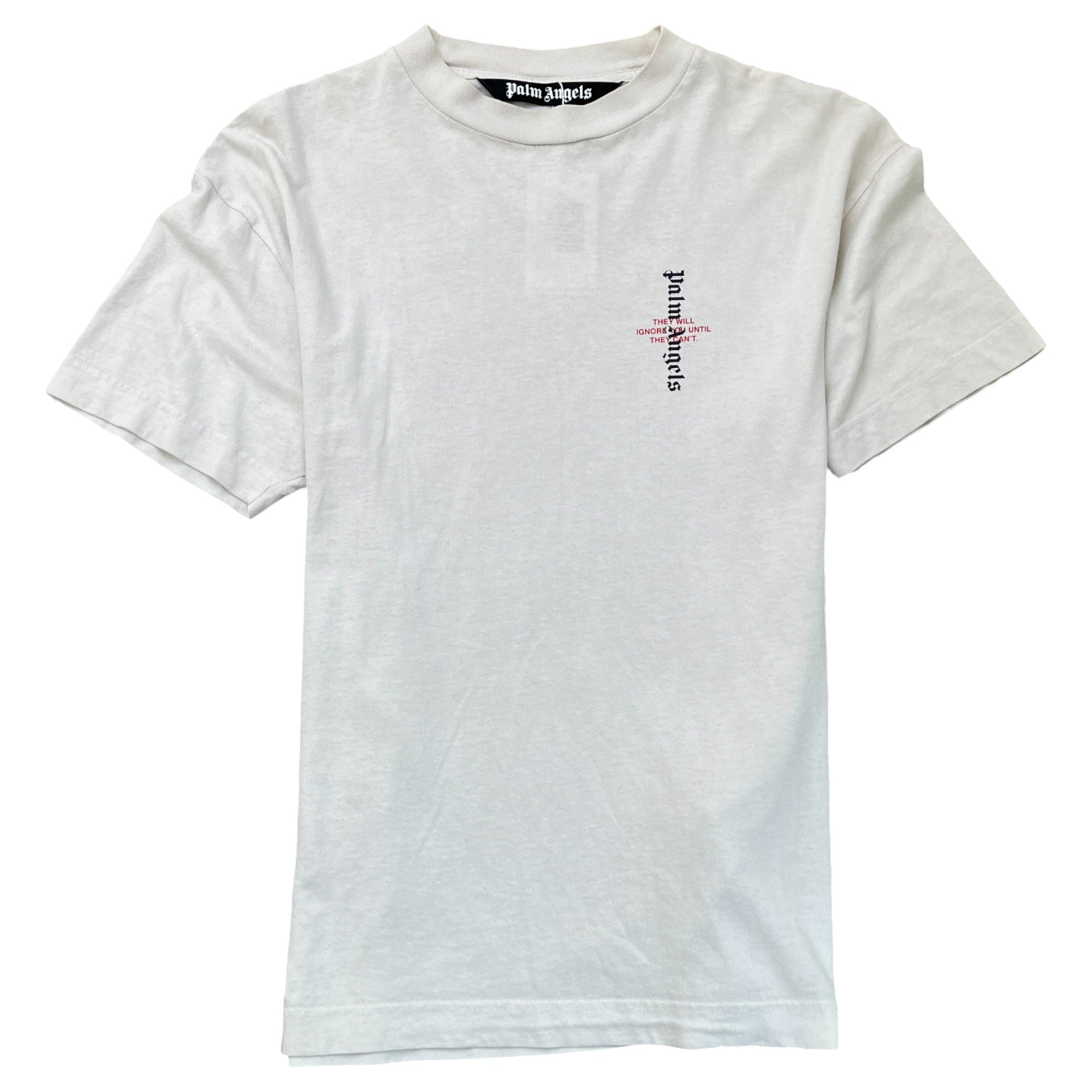 Men's Logo Print T-Shirt White Size S
