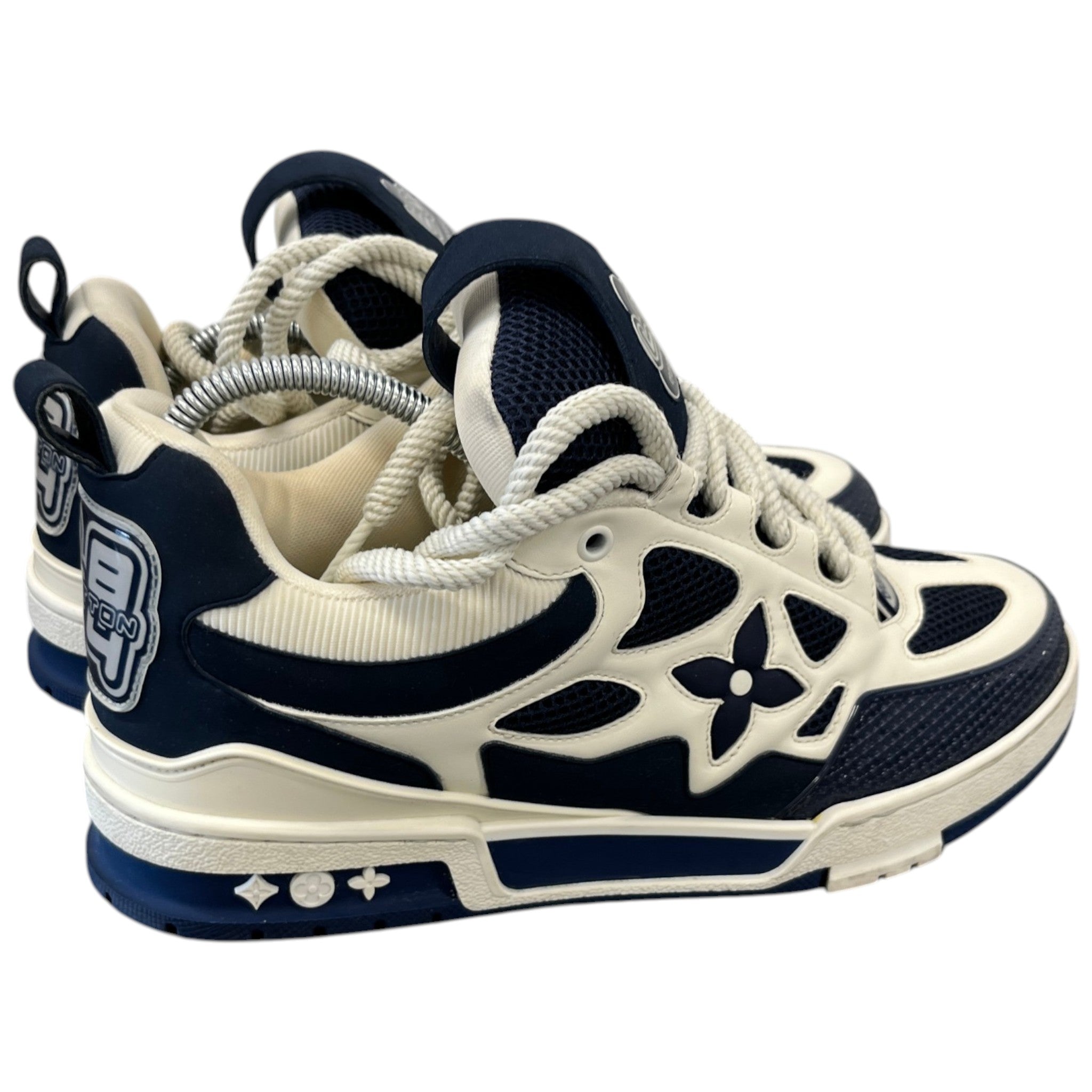 Men's Lv Skate Low Trainers Navy Size EU 42 / UK 8