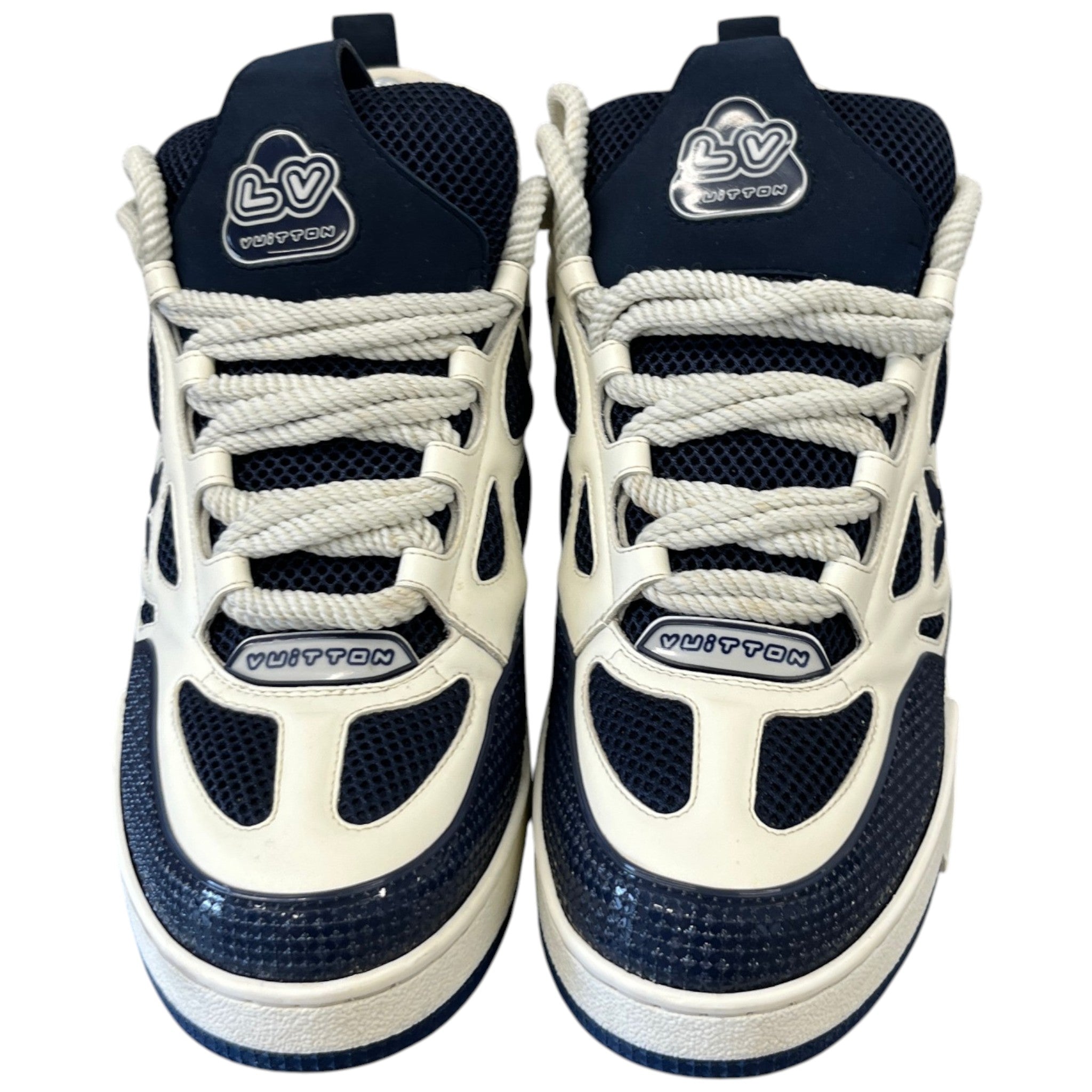 Men's Lv Skate Low Trainers Navy Size EU 42 / UK 8