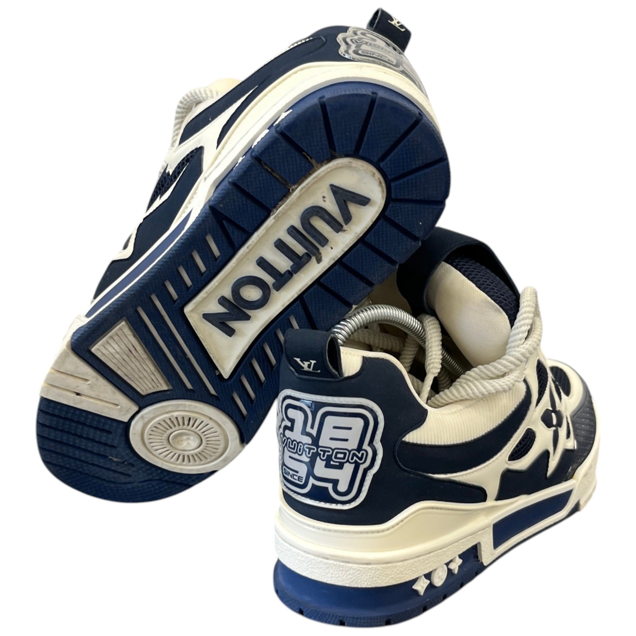 Men's Lv Skate Low Trainers Navy Size EU 42 / UK 8