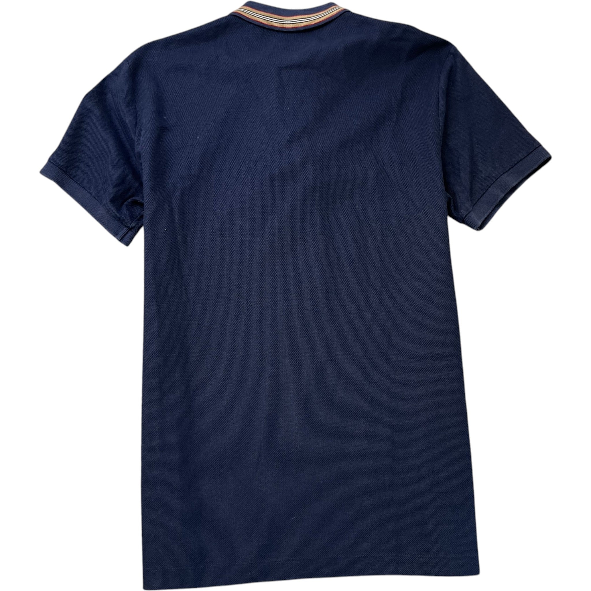 Men's Embroidered Logo Polo Shirt Navy Size M