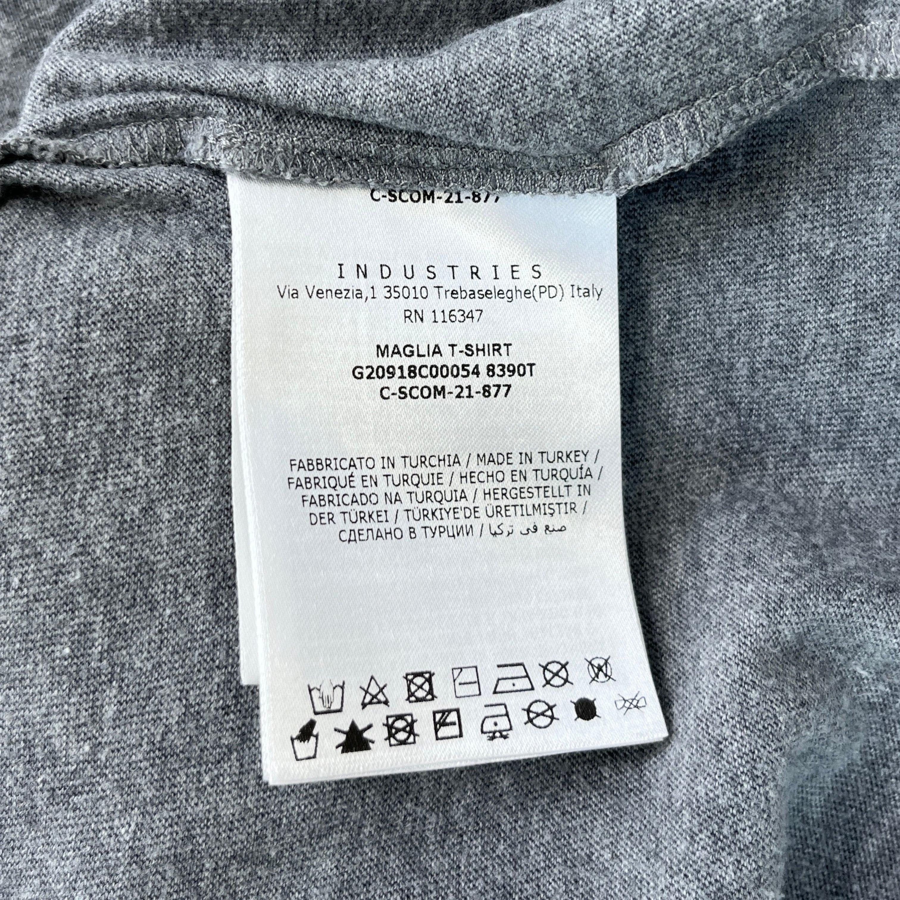 Men's Maglia T-Shirt Grey Size M