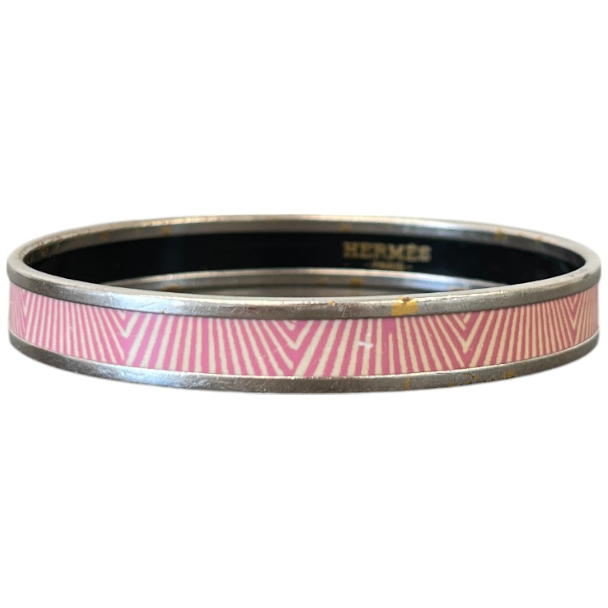 Women's Zigzag Bangle Bracelet Pink