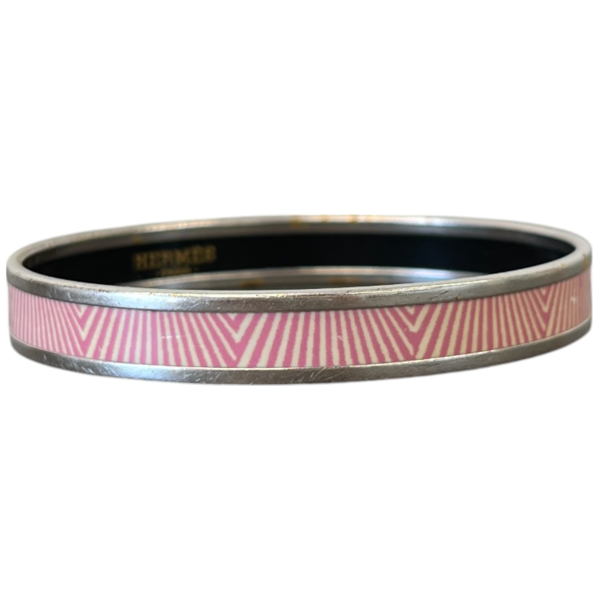 Women's Zigzag Bangle Bracelet Pink