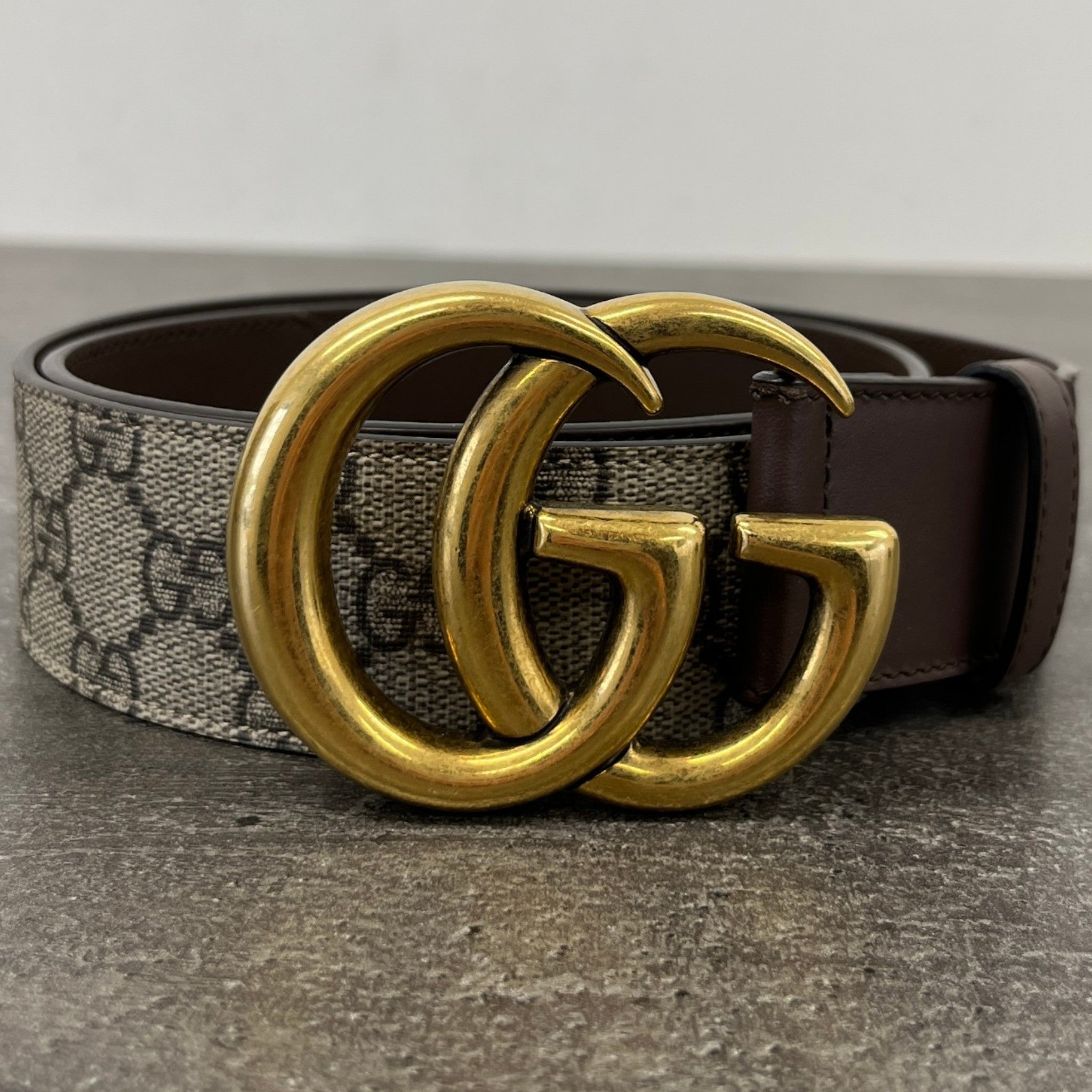 Women's Gg Marmont Belt Brown