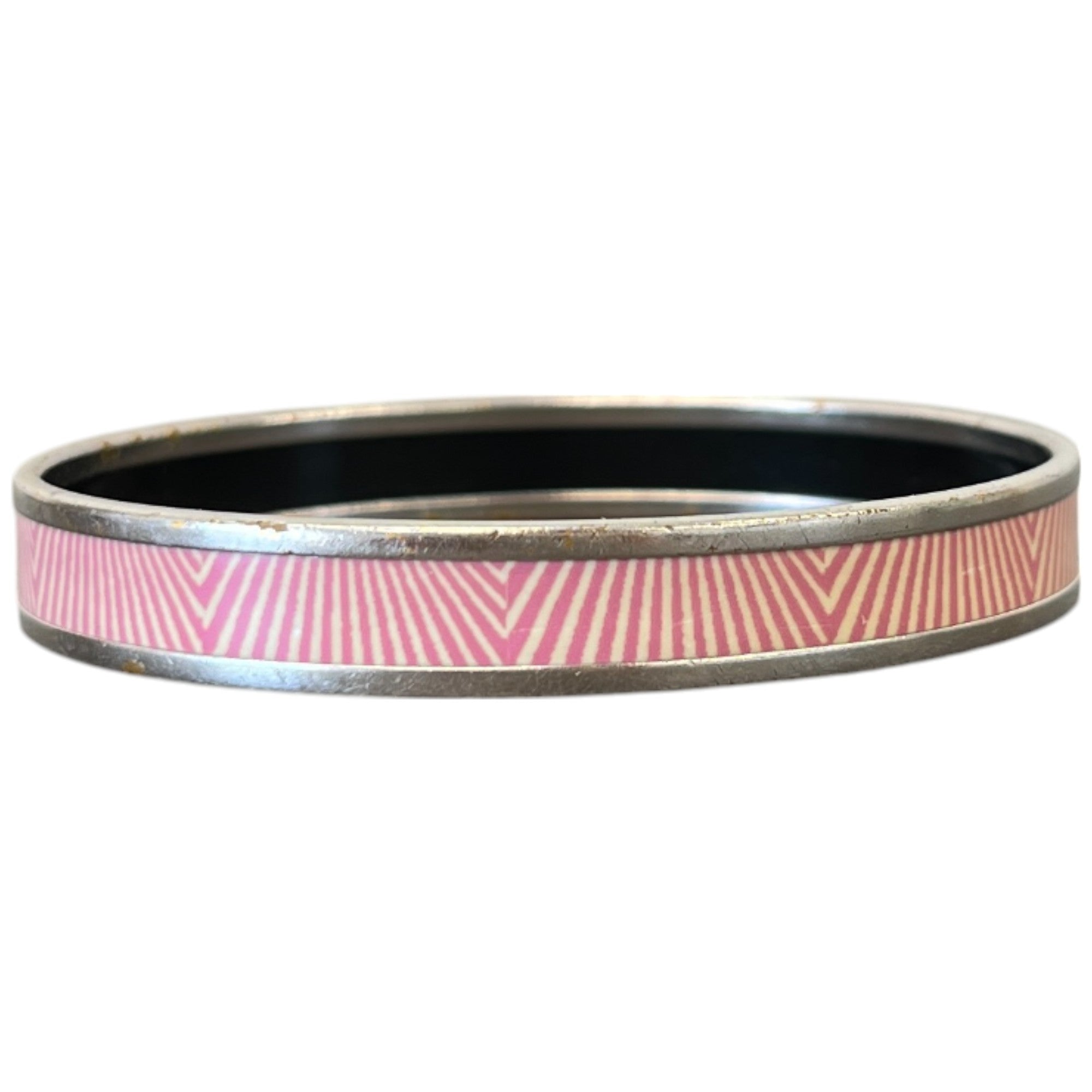 Women's Zigzag Bangle Bracelet Pink