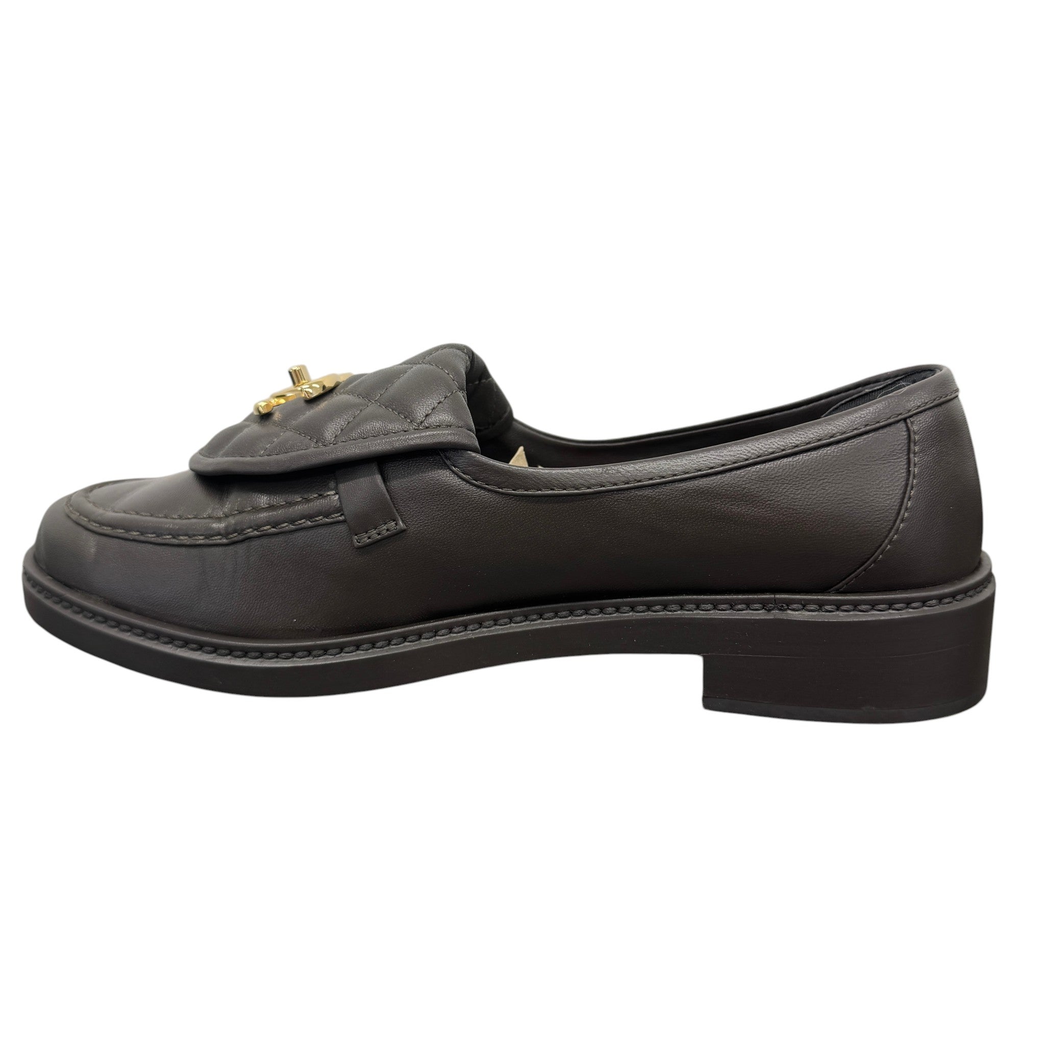 Women's Cc Turnlock Loafers Brown Size EU 40.5 / 7.5