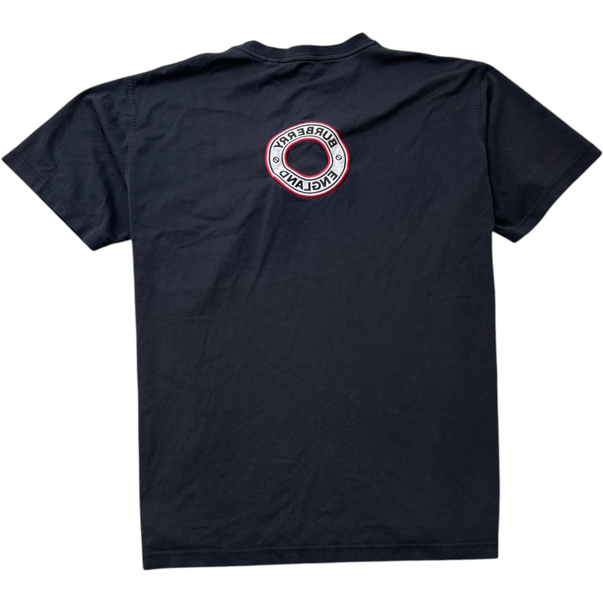 Men's Embroidered Logo T-Shirt Black Size M