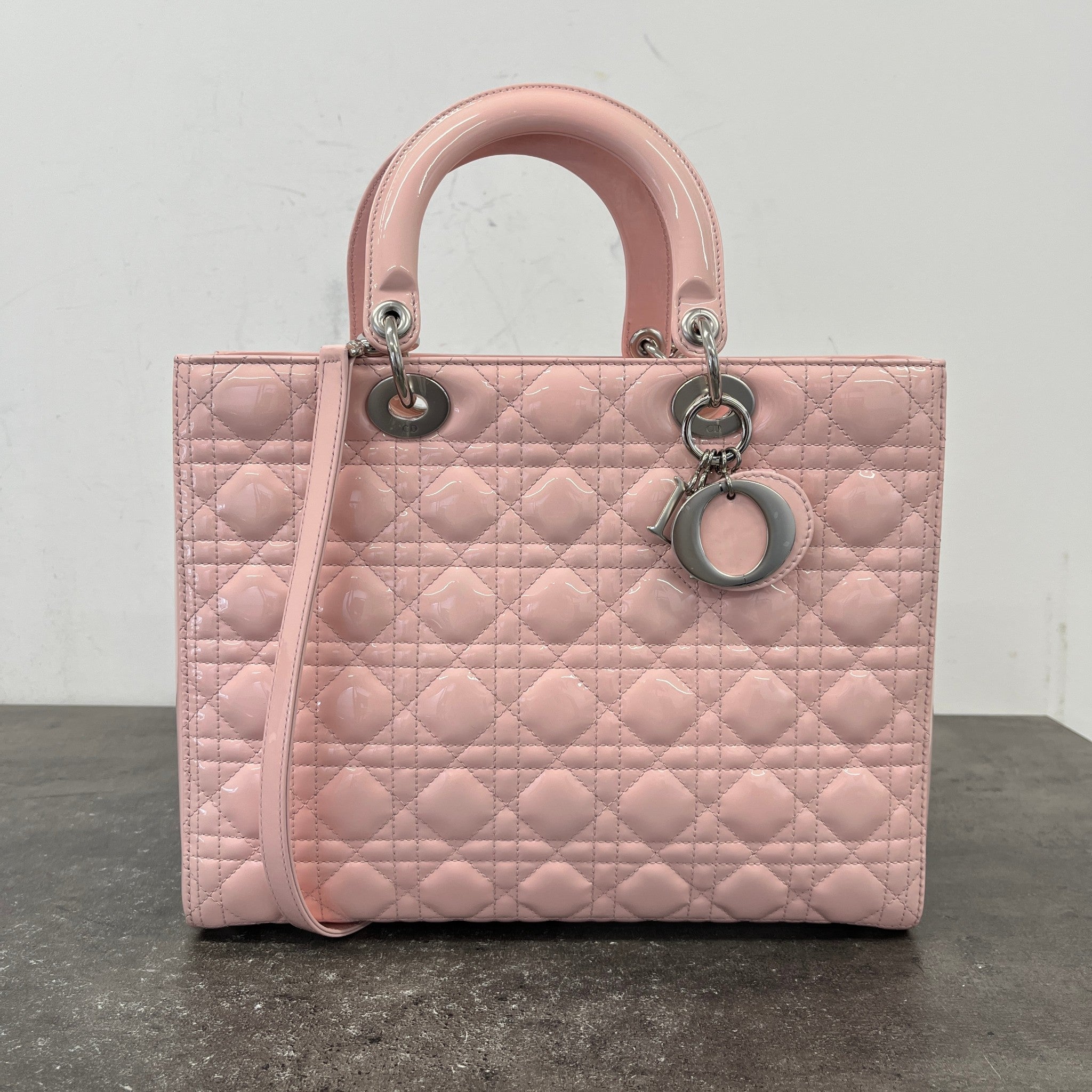 Women's Lady Dior Large Handbag Pink