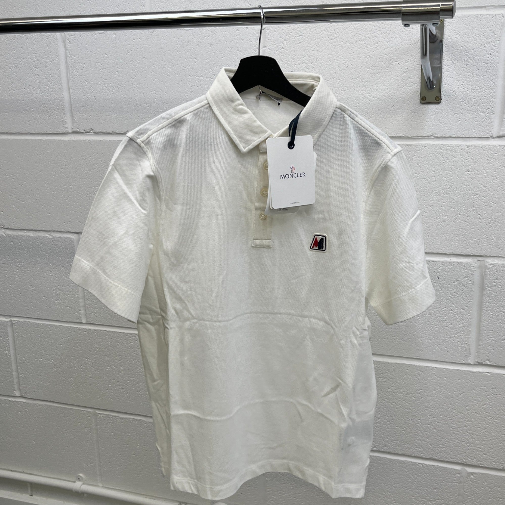 Men's Maglia Polo Shirt Cream Size M