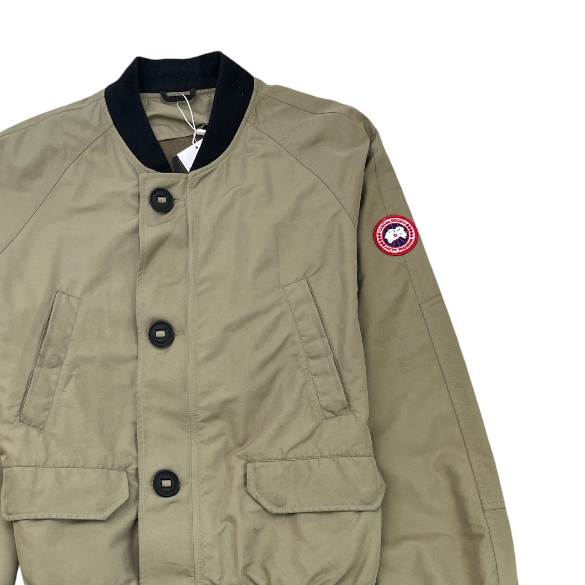 Men's Faber Bomber Jacket Khaki Size M