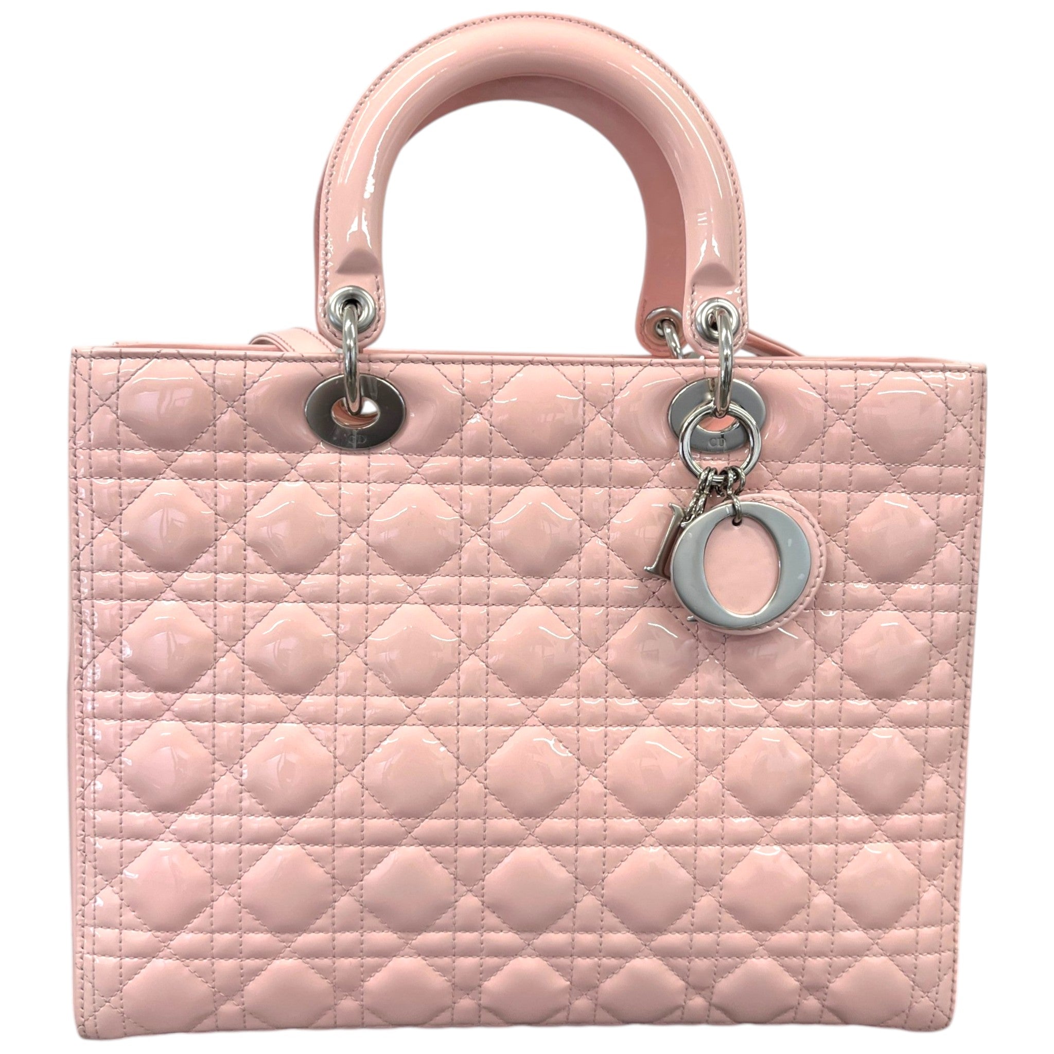 Women's Lady Dior Large Handbag Pink