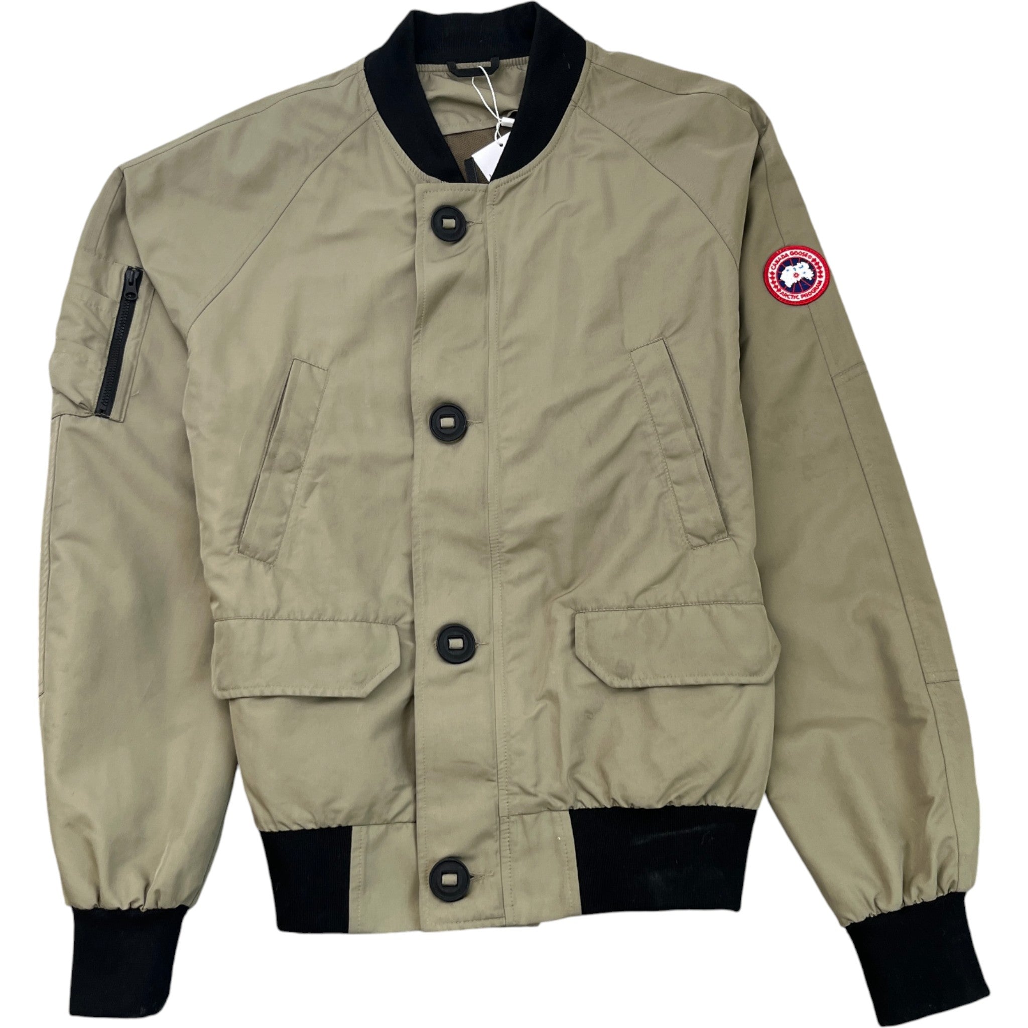 Men's Faber Bomber Jacket Khaki Size M