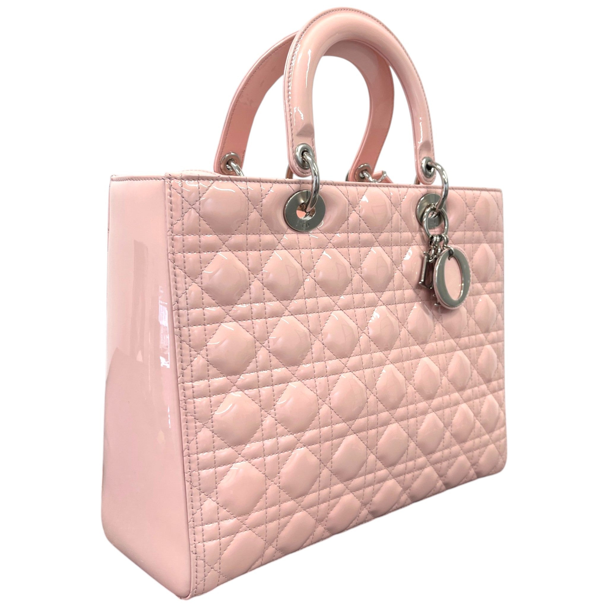 Women's Lady Dior Large Handbag Pink