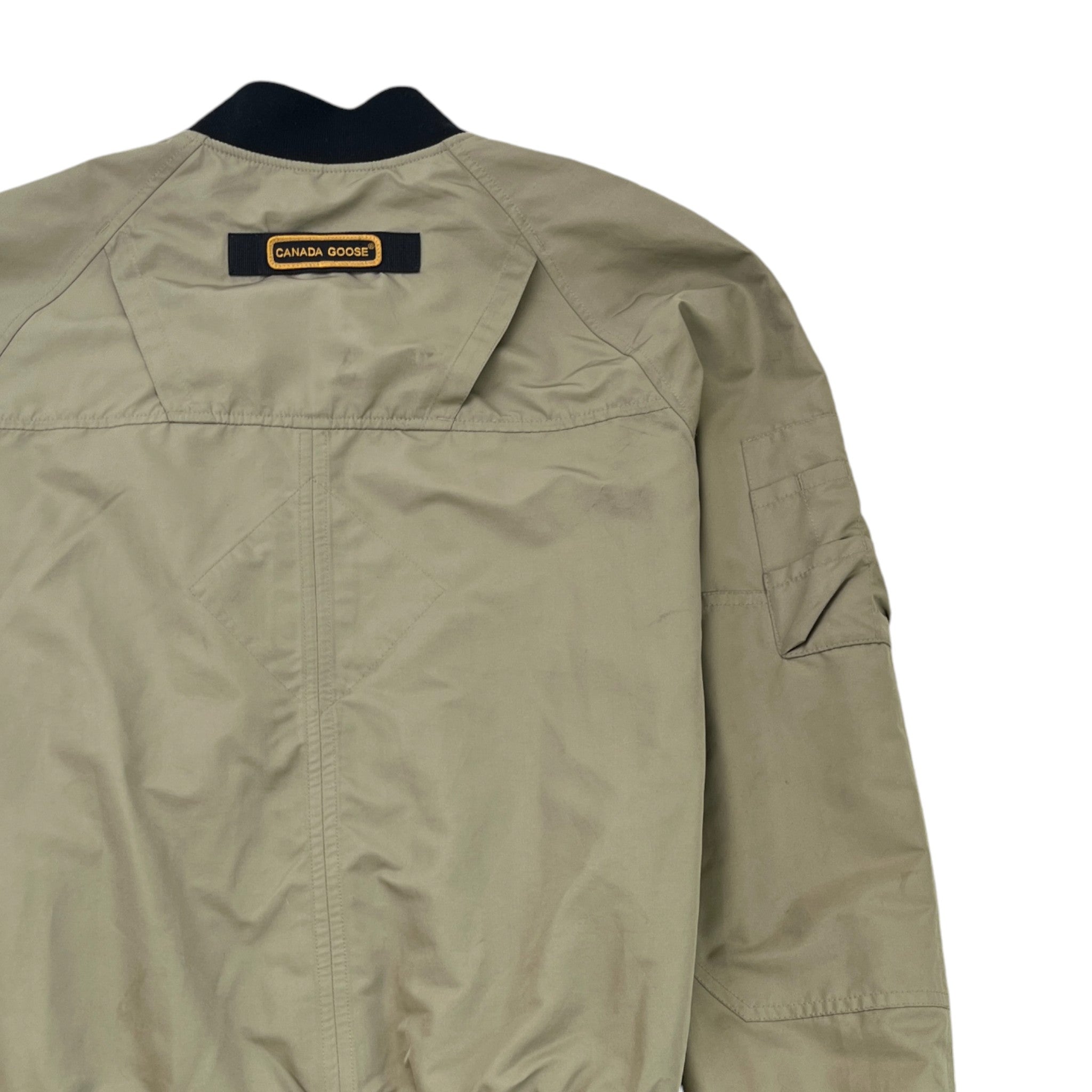 Men's Faber Bomber Jacket Khaki Size M