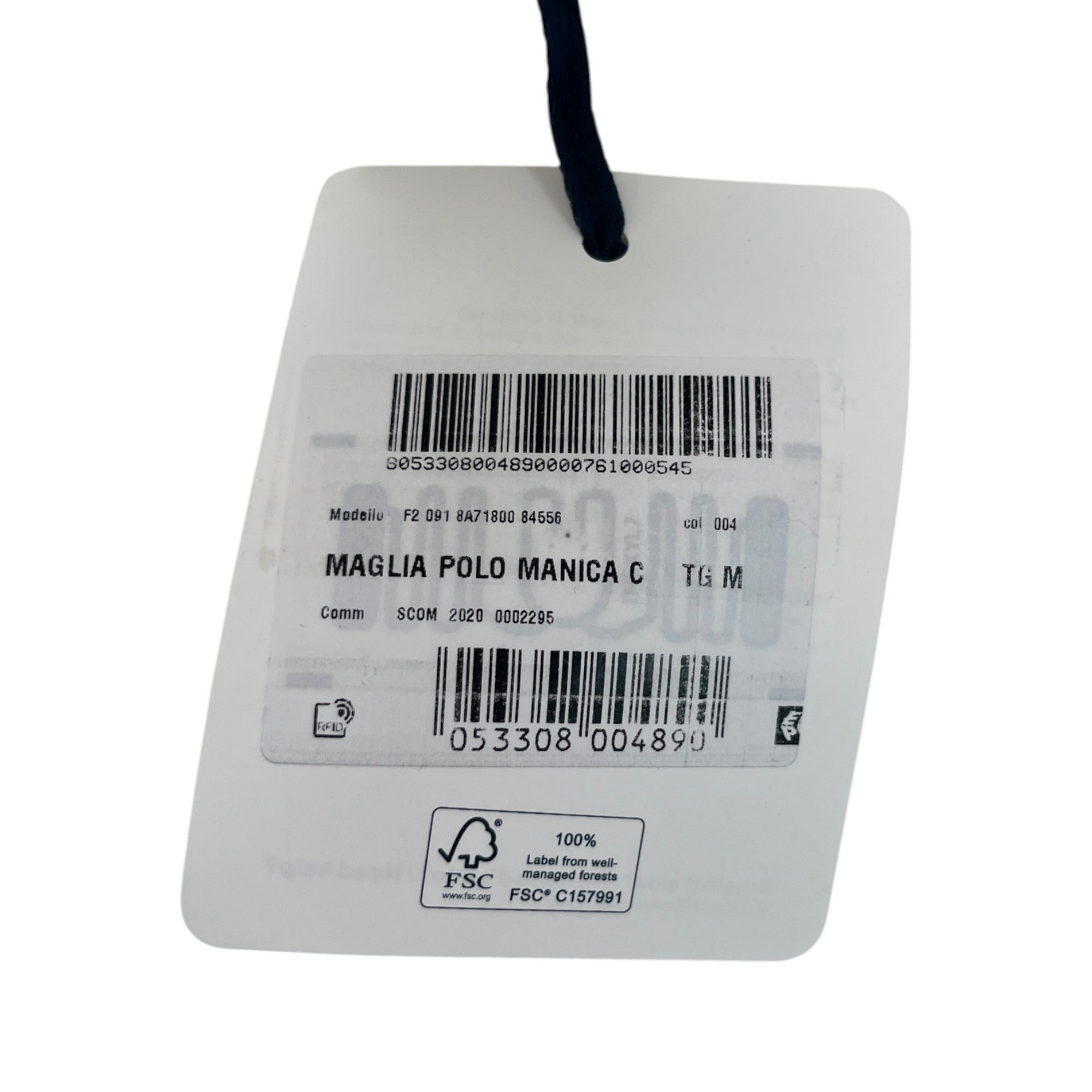 Men's Maglia Polo Shirt Cream Size M