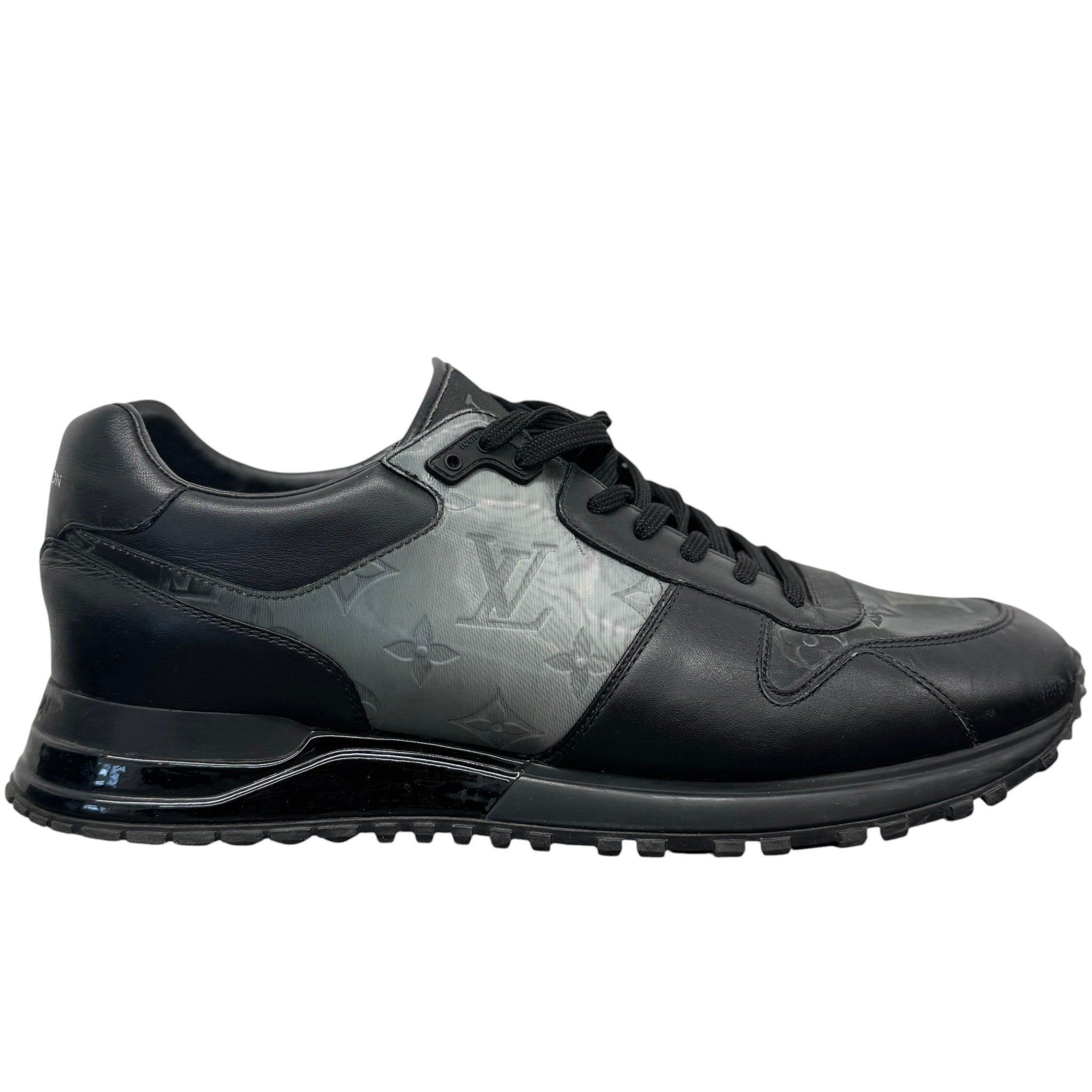 Men's Monogram Run Away Low Trainers Black Size EU 42 / UK 8