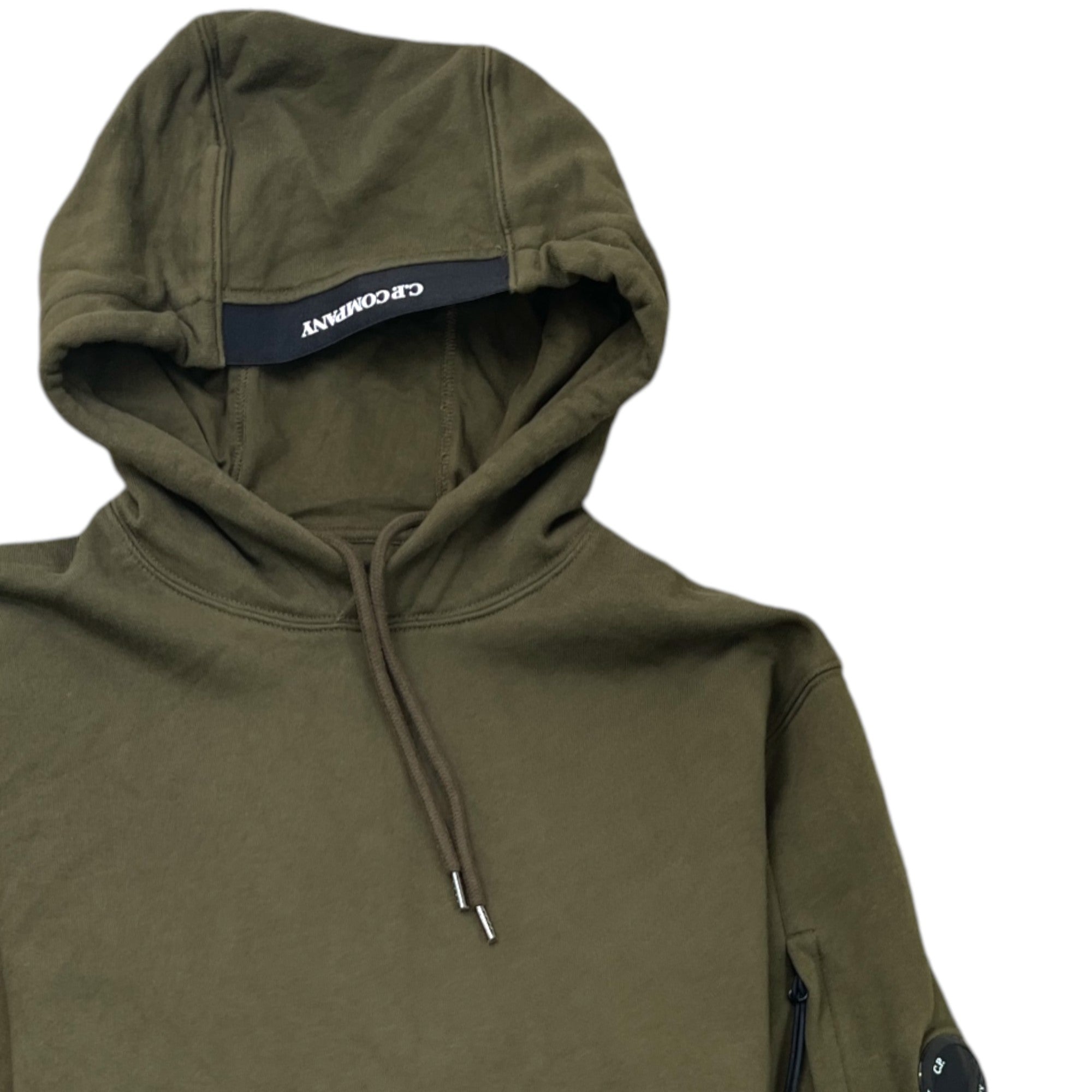 Men's Lens Logo Hoodie Green Size S