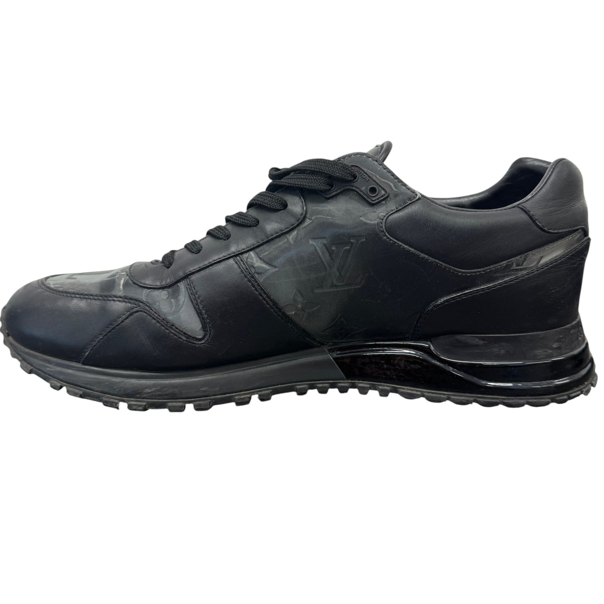 Men's Monogram Run Away Low Trainers Black Size EU 42 / UK 8