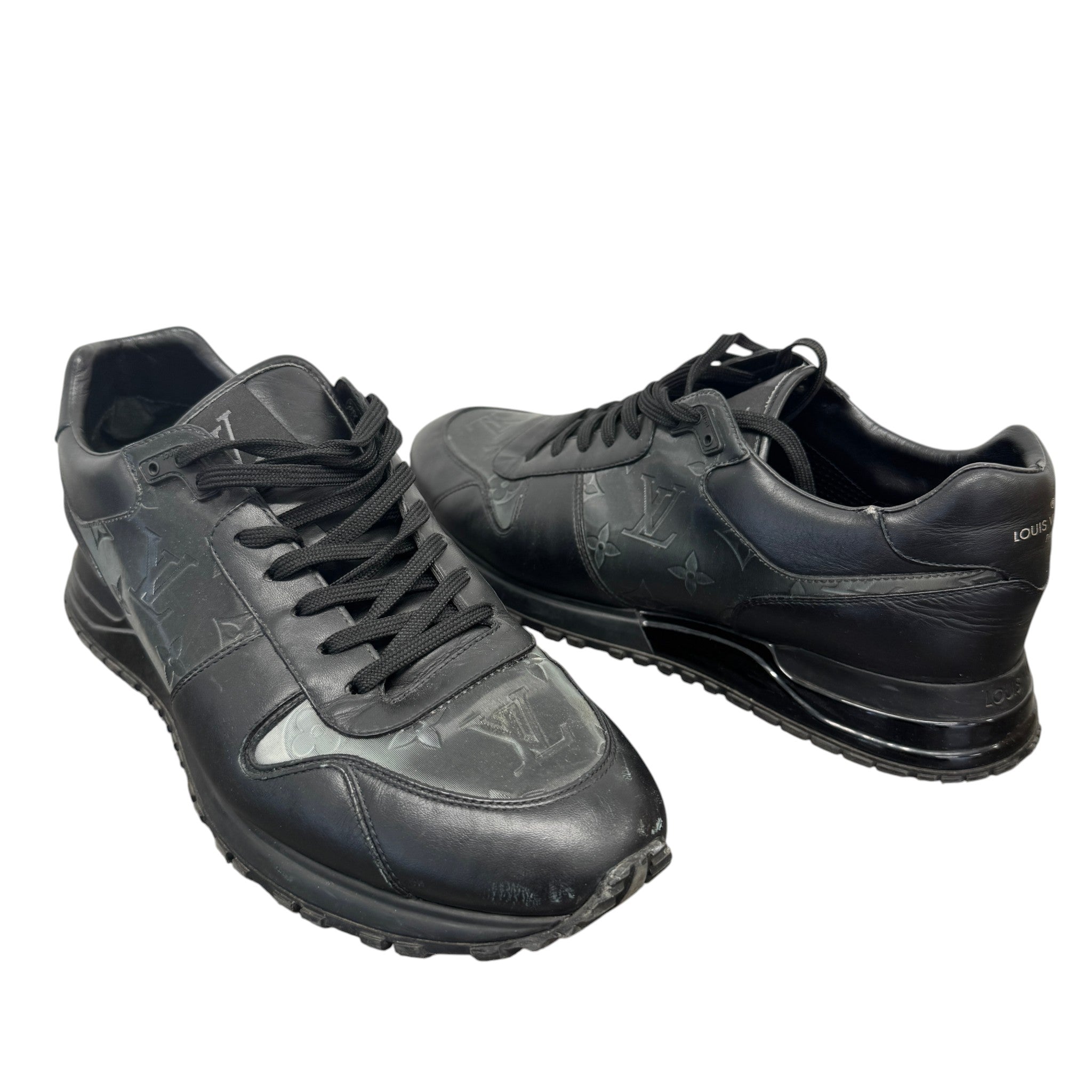 Men's Monogram Run Away Low Trainers Black Size EU 42 / UK 8