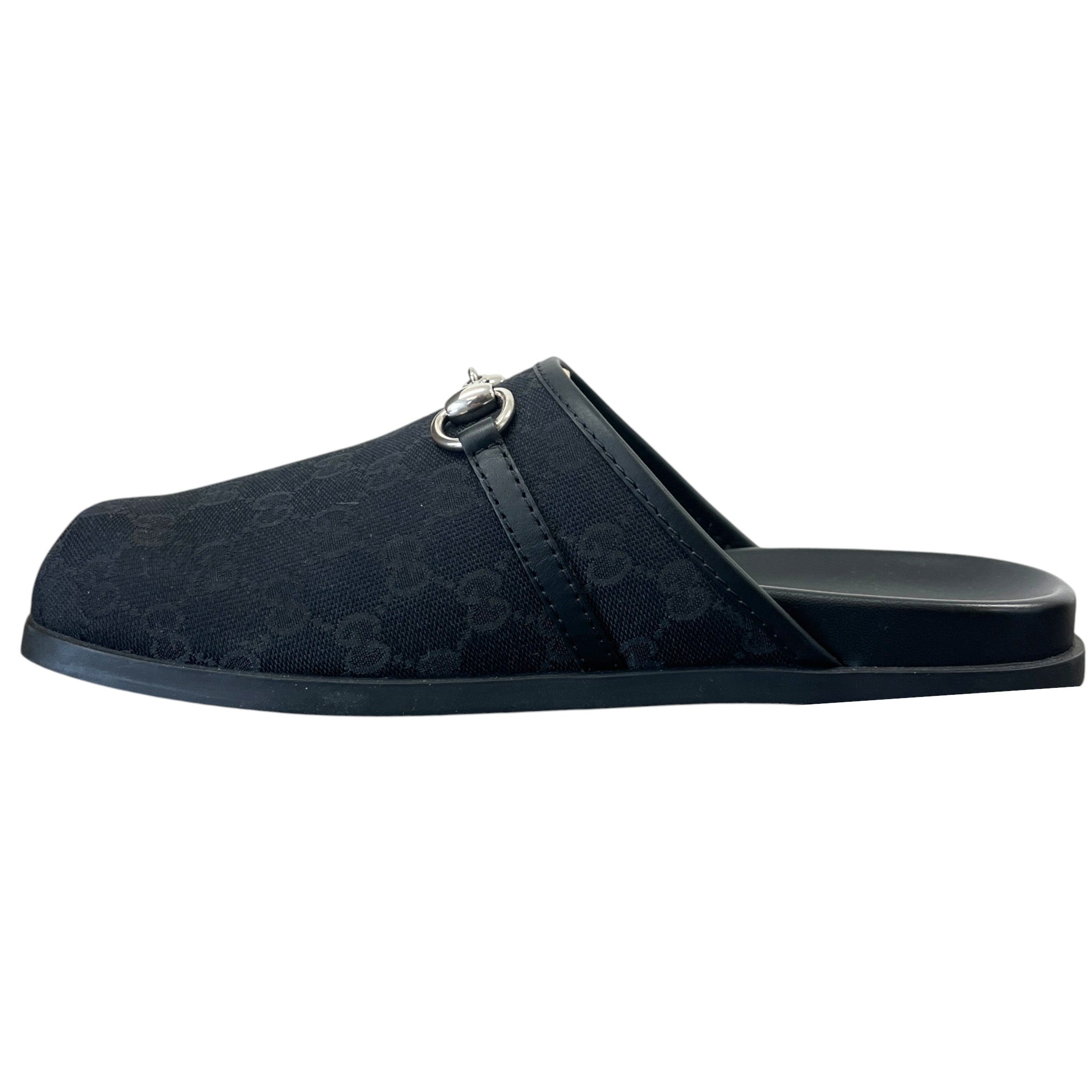 Men's Gg Supreme Horsebit Mules Black Size EU 42.5 / UK 8.5