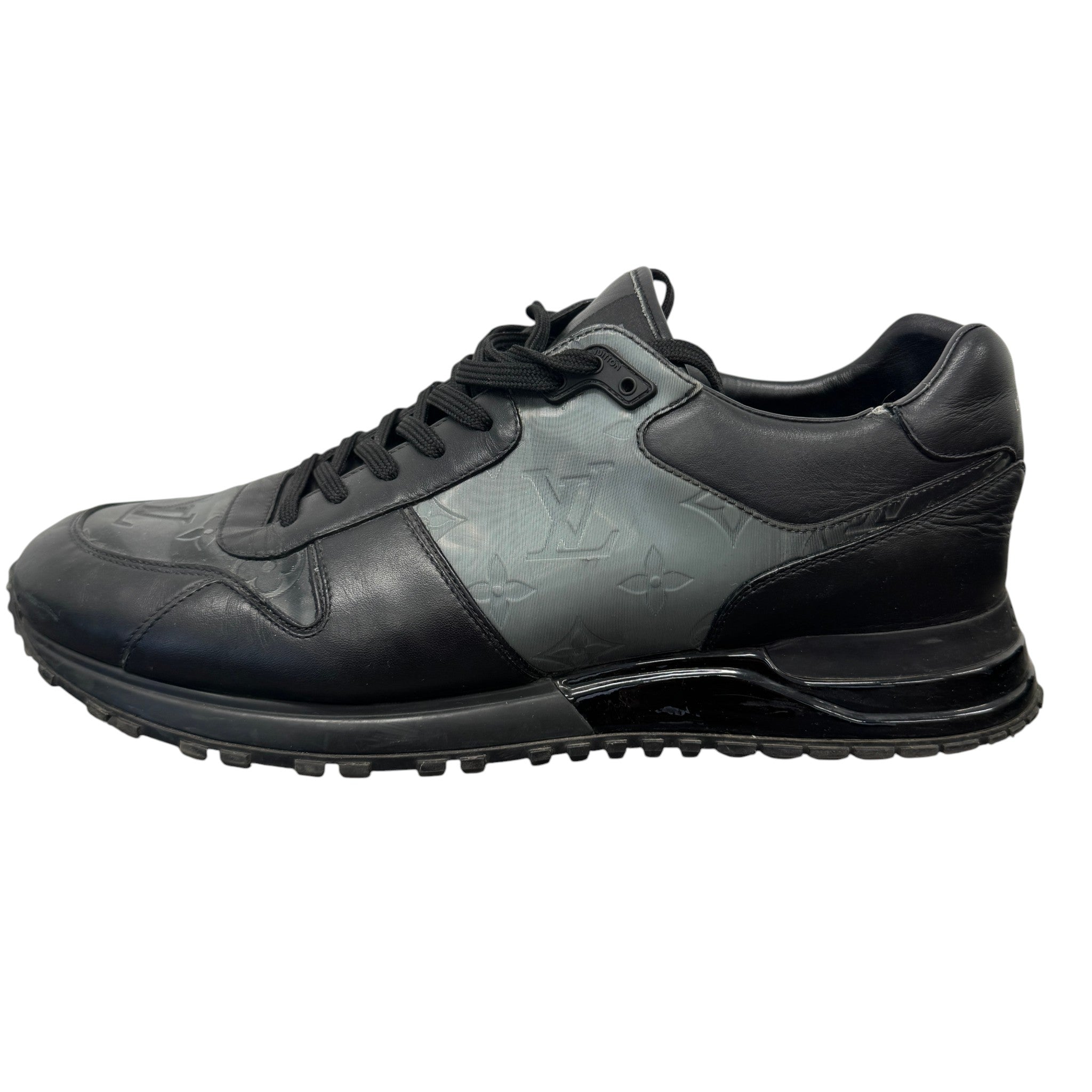 Men's Monogram Run Away Low Trainers Black Size EU 42 / UK 8