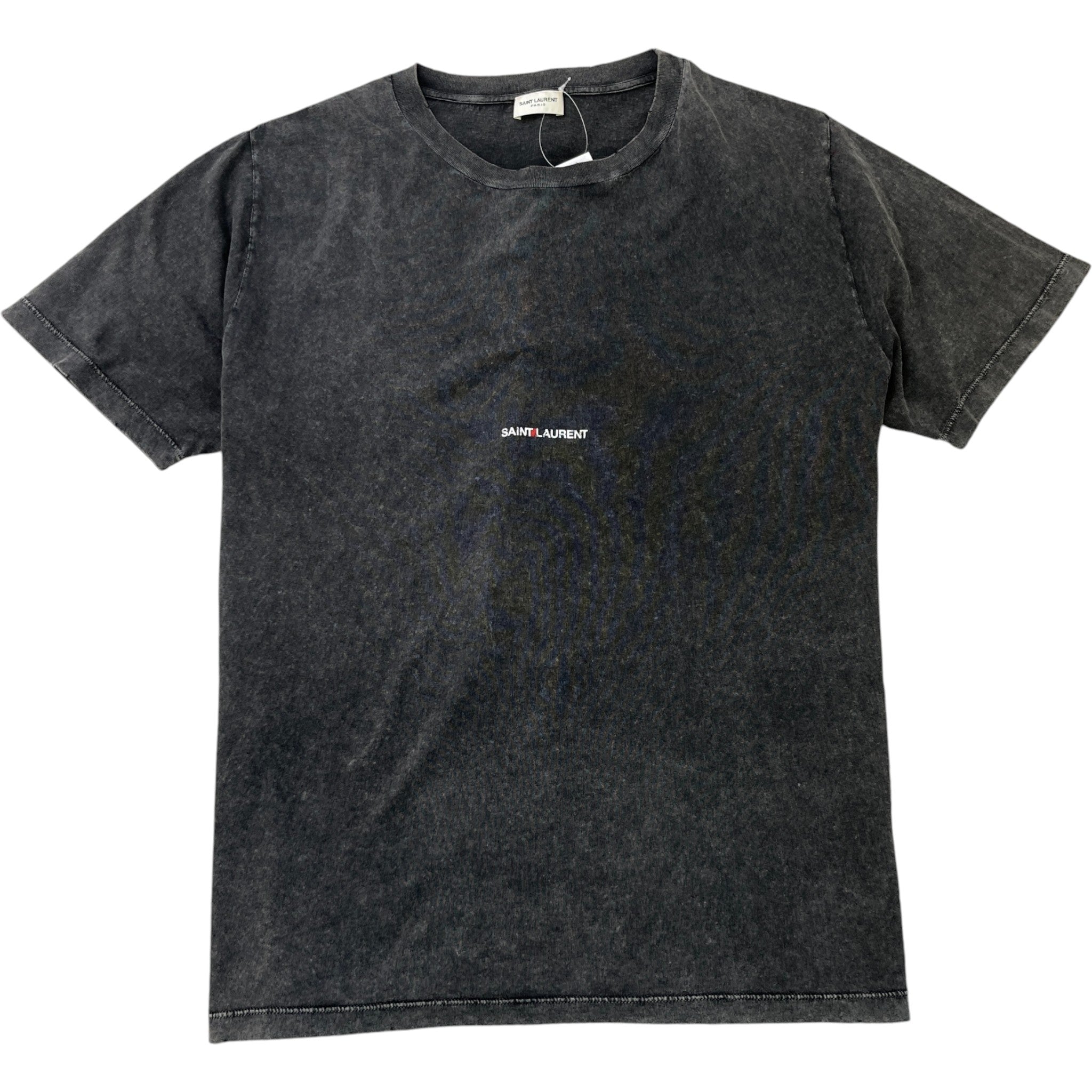 Men's Rive Gauche Distressed T-Shirt Grey Size XXL