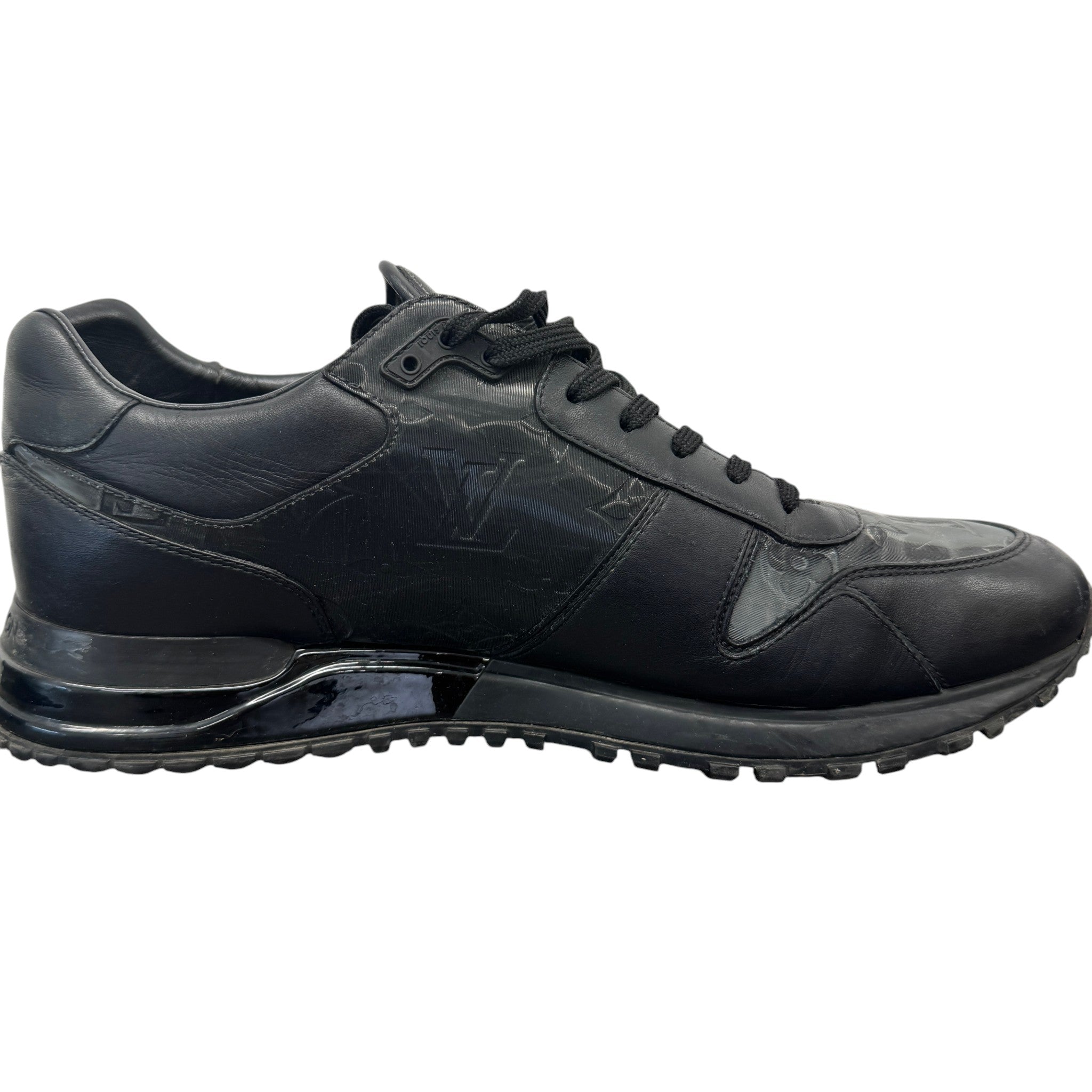 Men's Monogram Run Away Low Trainers Black Size EU 42 / UK 8