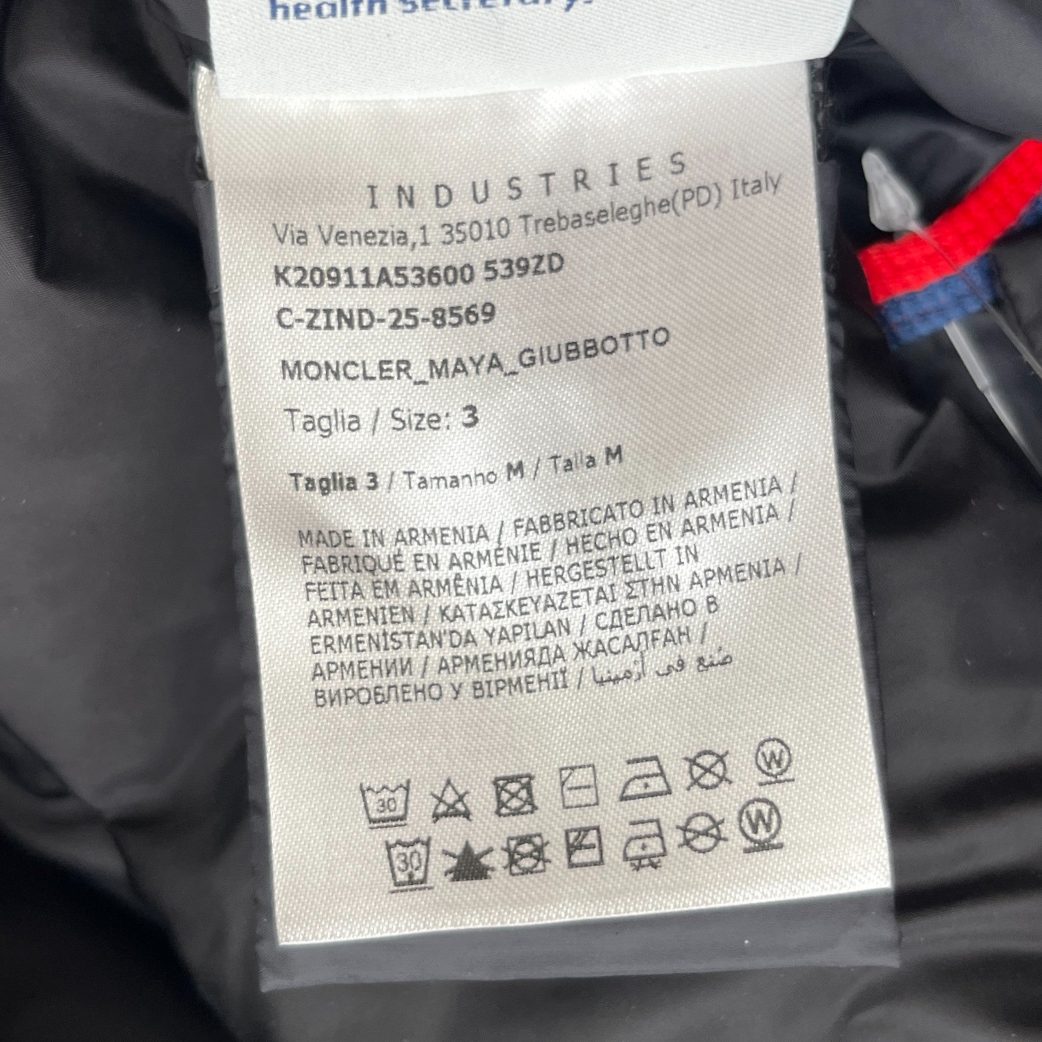 Men's Maya Down Jacket Black Size 3 / L