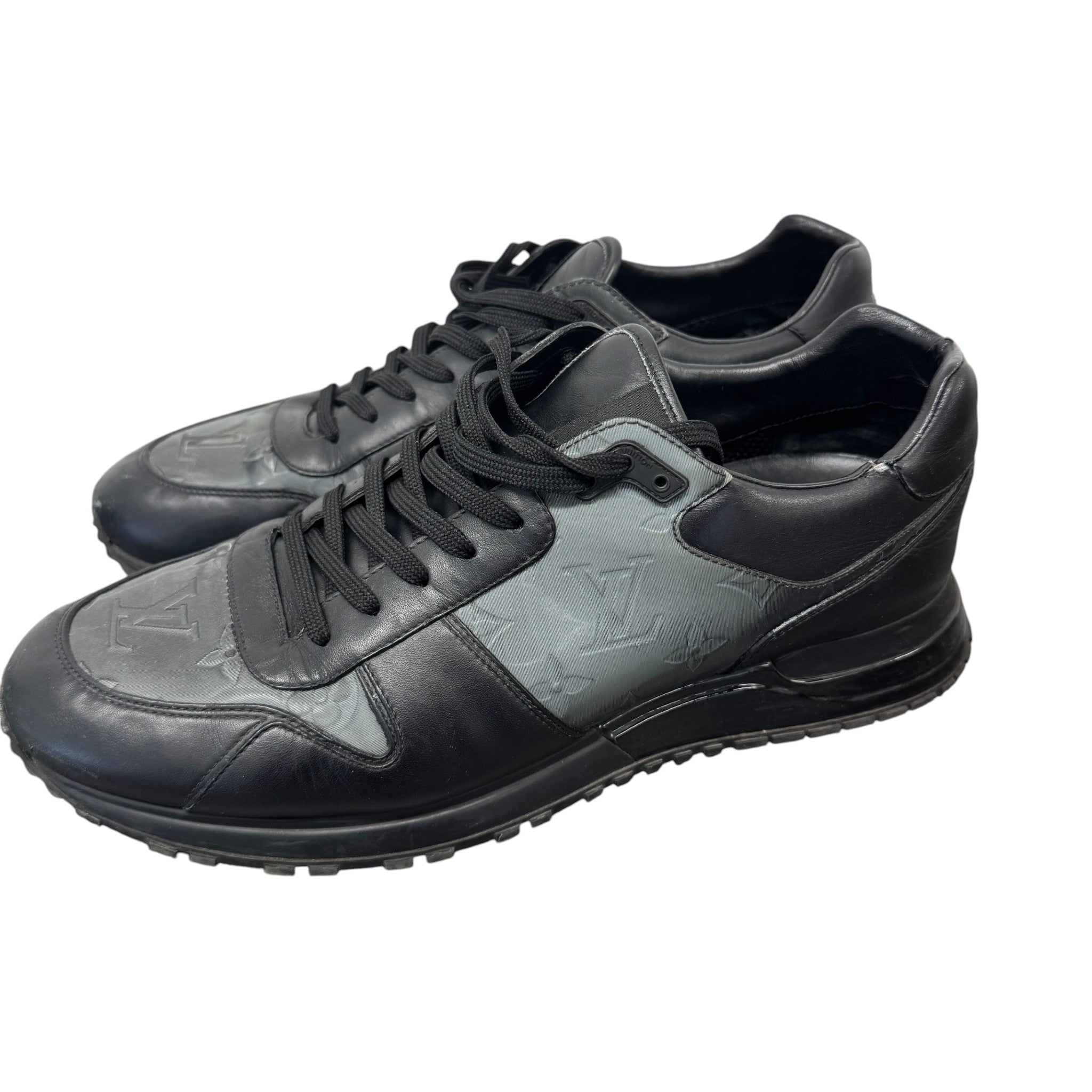 Men's Monogram Run Away Low Trainers Black Size EU 42 / UK 8