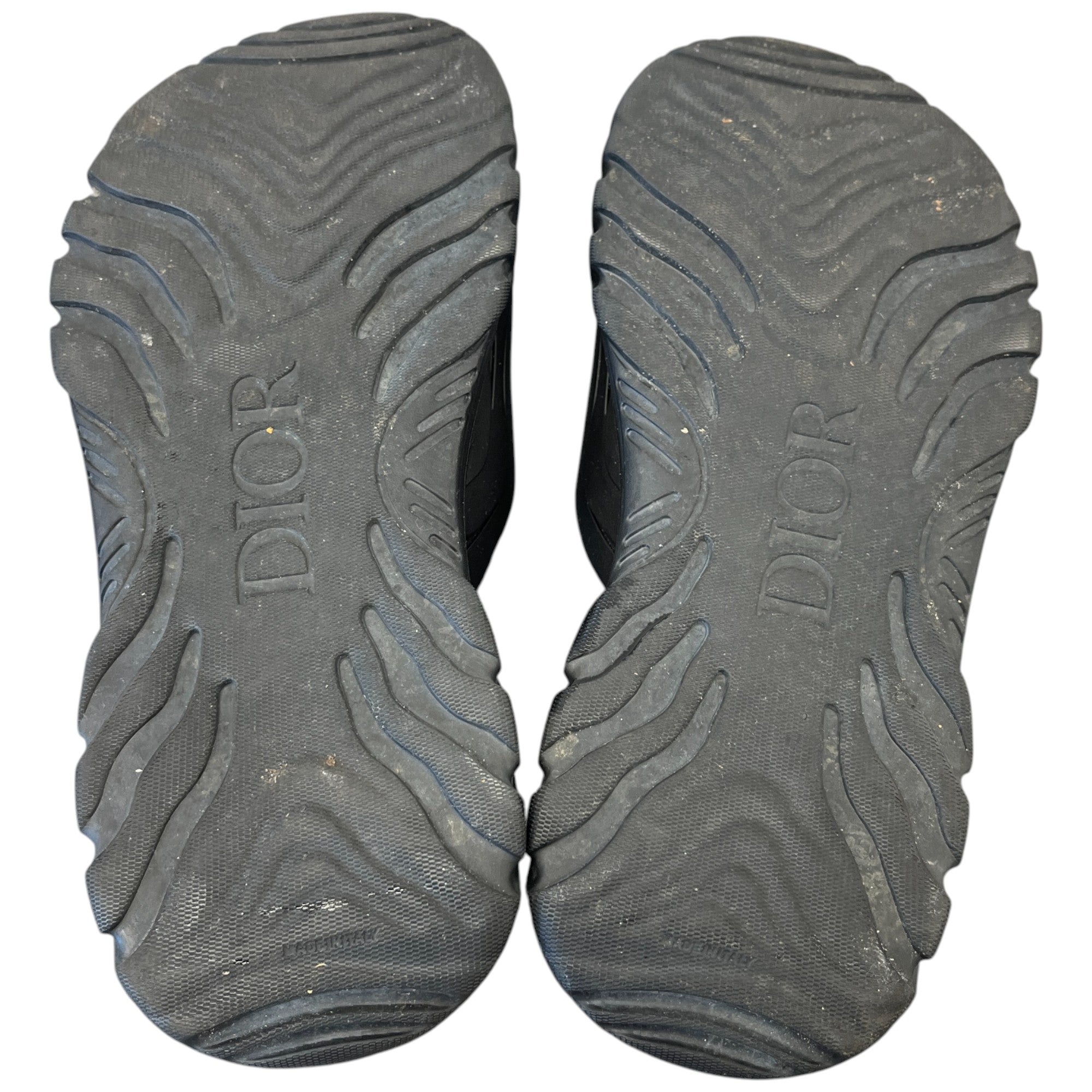 Men's Oblique Aqua Sandals Black Size EU 44 / UK 10