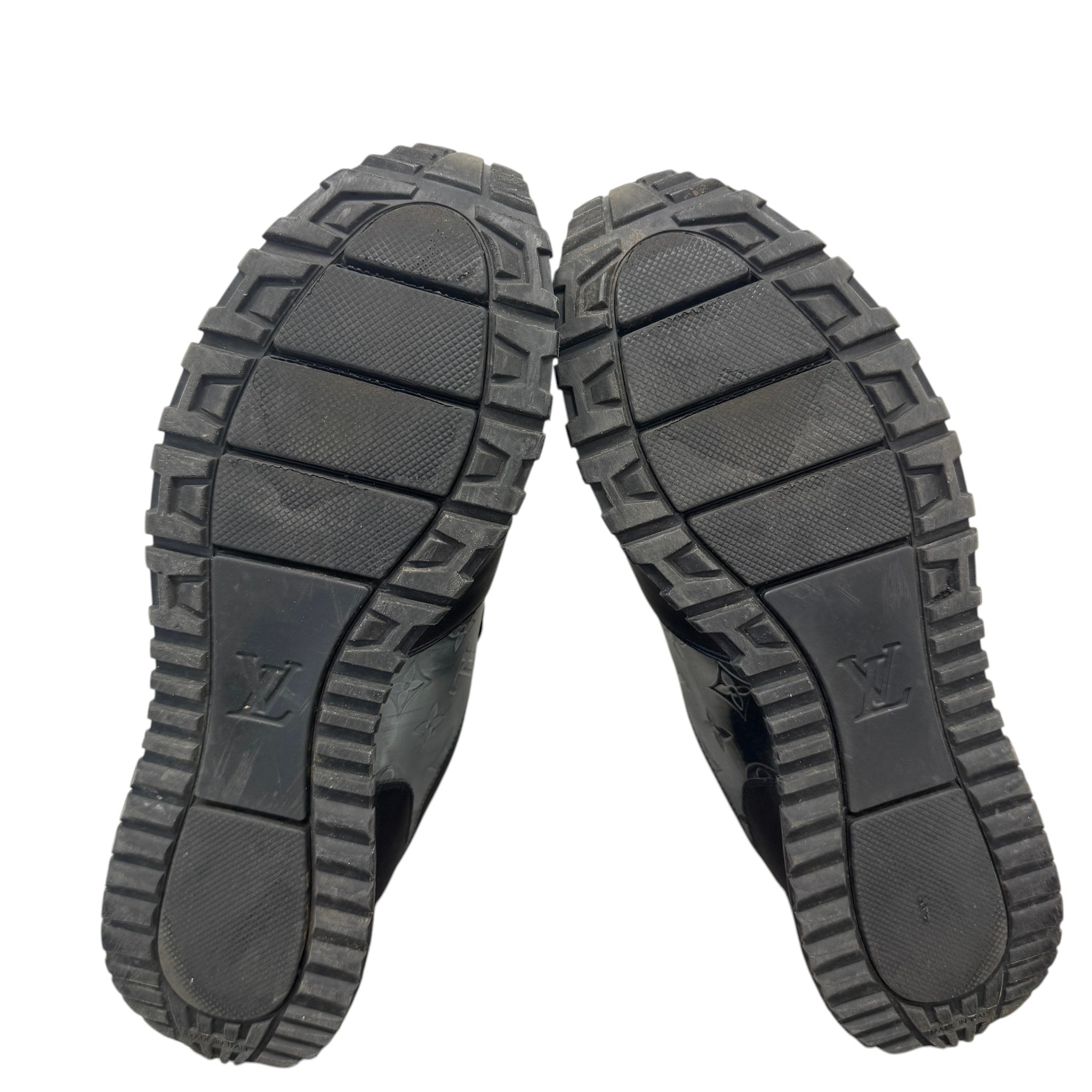 Men's Monogram Run Away Low Trainers Black Size EU 42 / UK 8