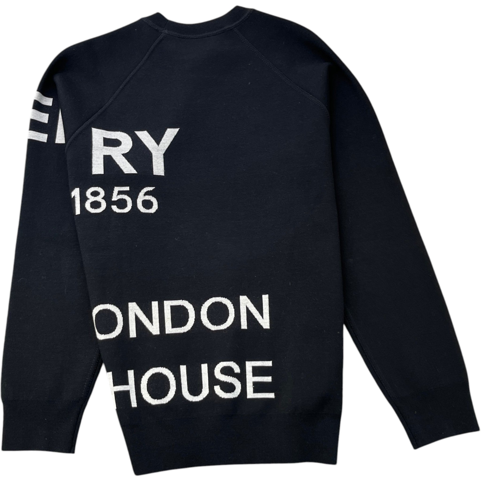 Men's Embroidered Logo Sweatshirt Black Size M