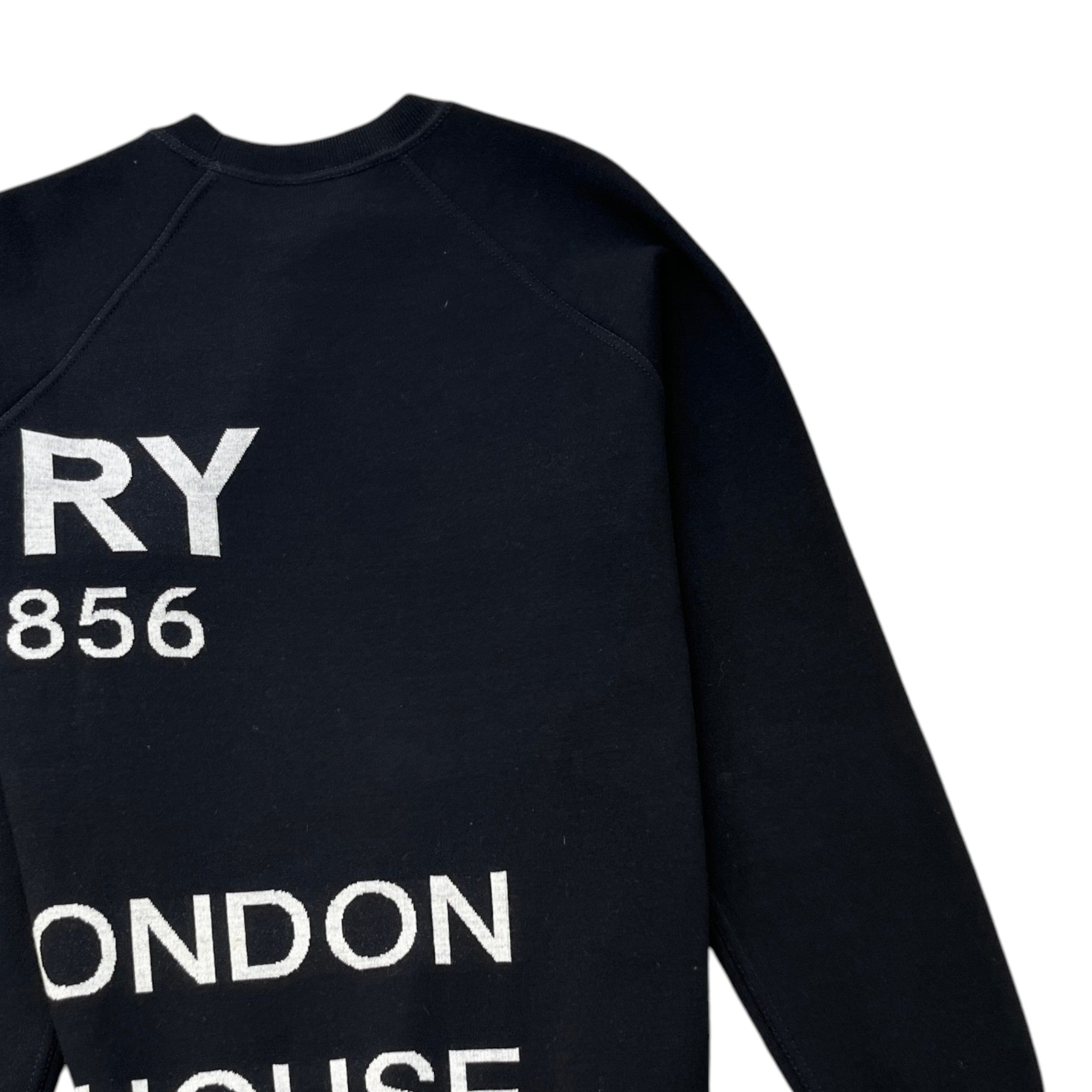 Men's Embroidered Logo Sweatshirt Black Size M