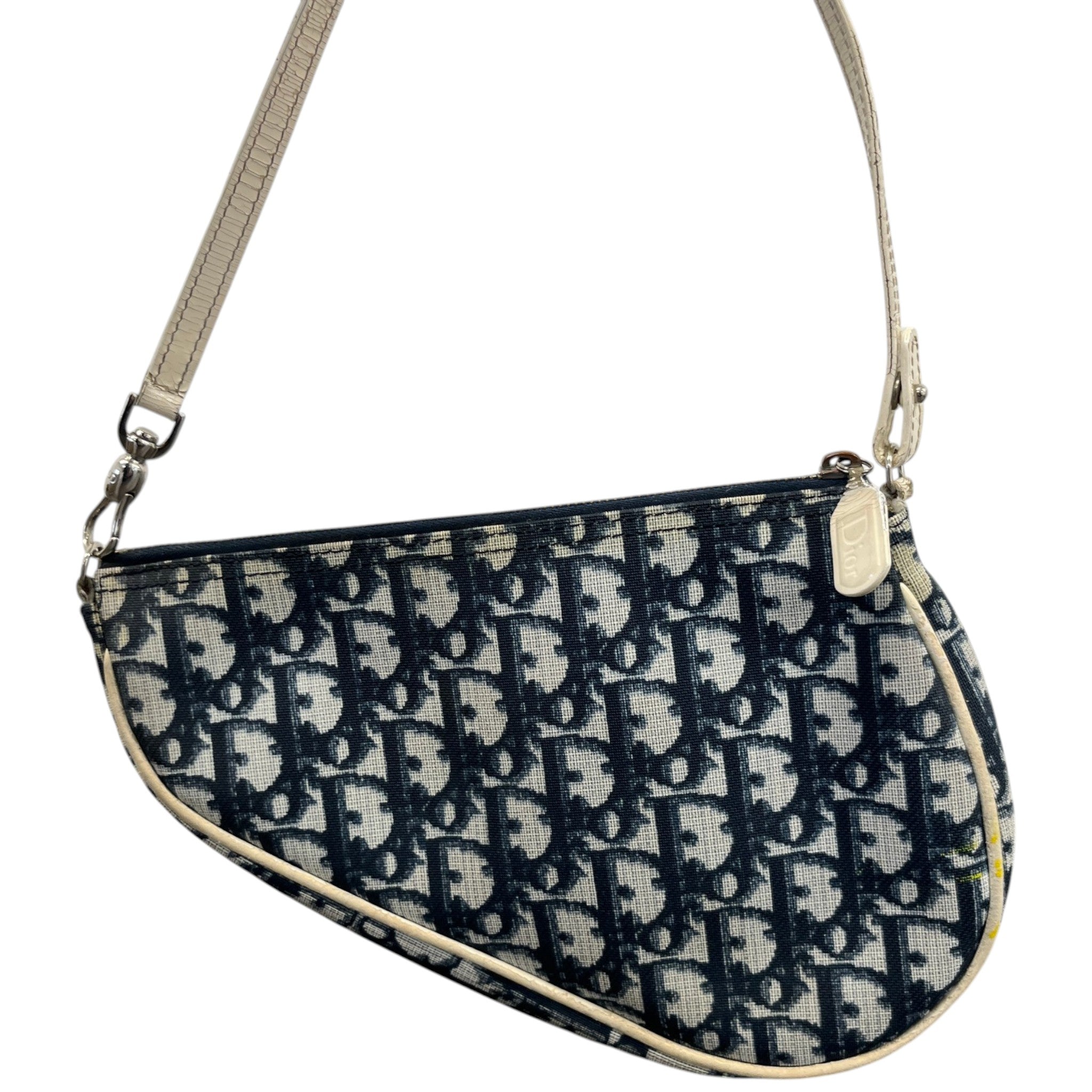 Women's Vintage Saddle Oblique Bag Navy