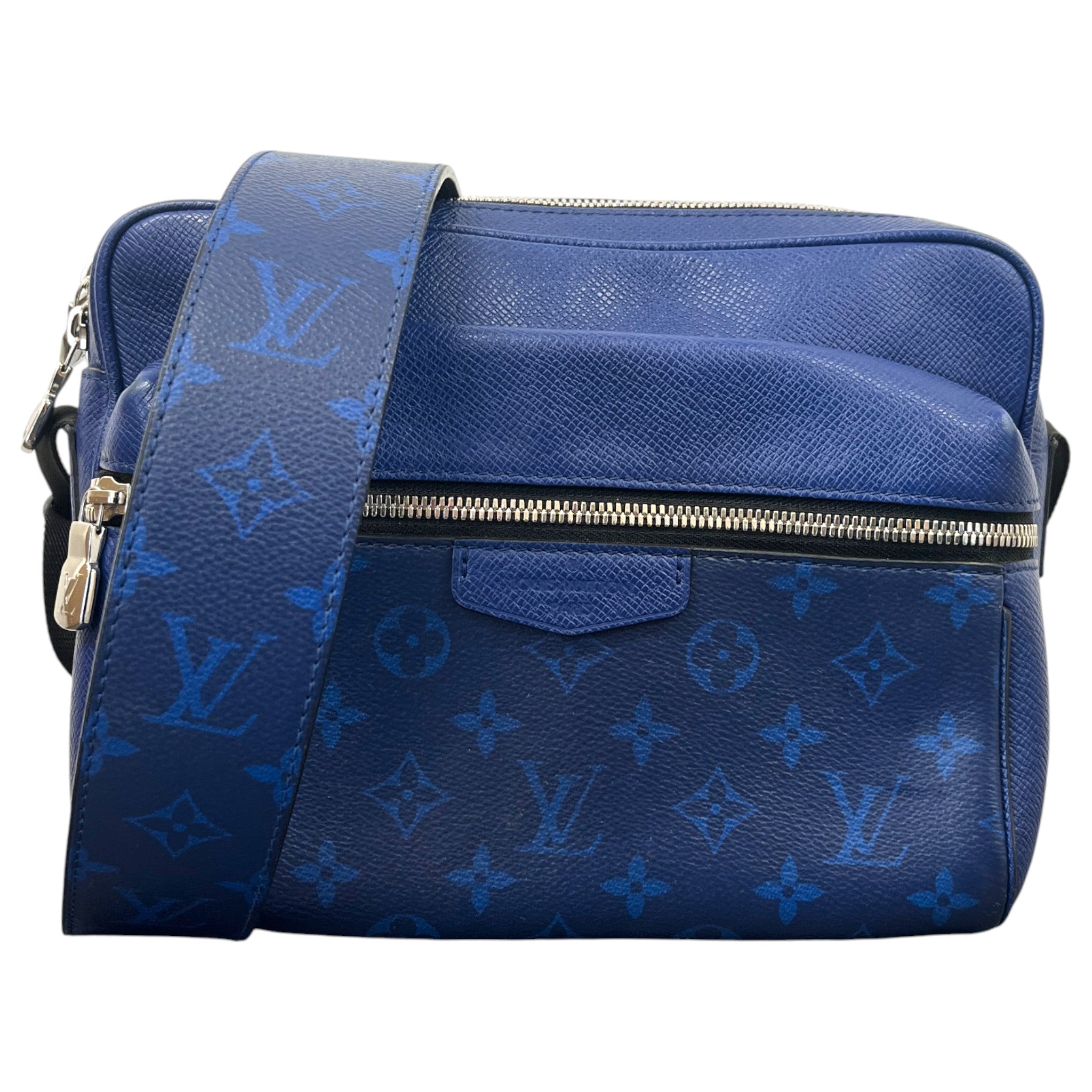 Men's Outdoor Monogram Messenger Bag Blue