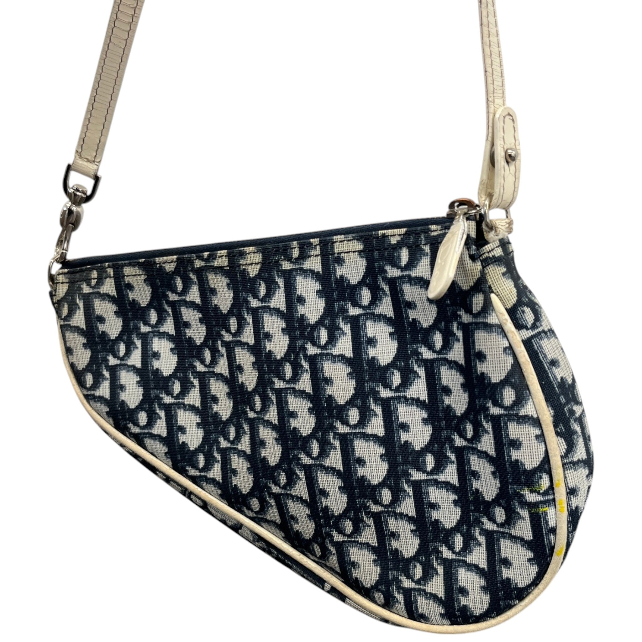 Women's Vintage Saddle Oblique Bag Navy