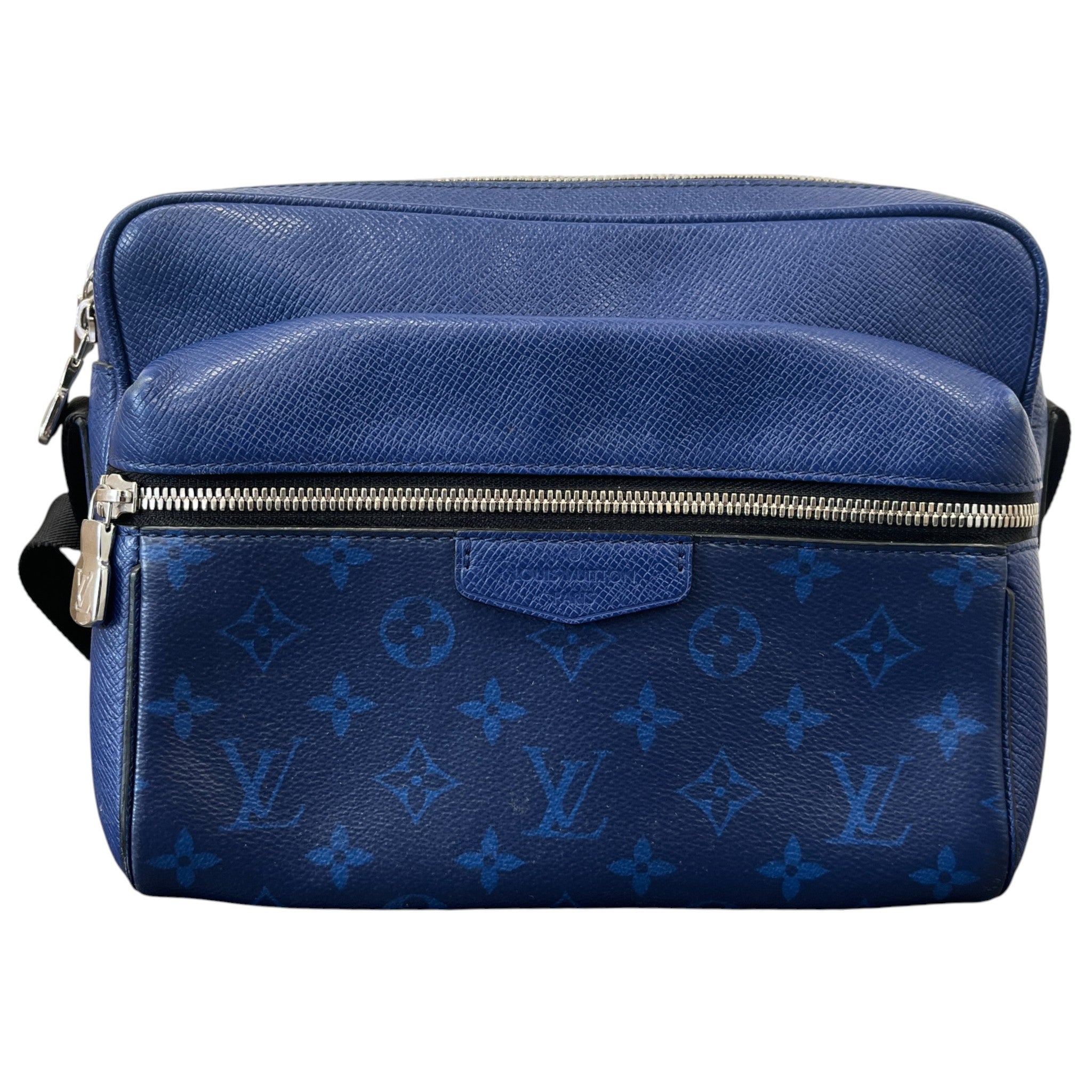 Men's Outdoor Monogram Messenger Bag Blue