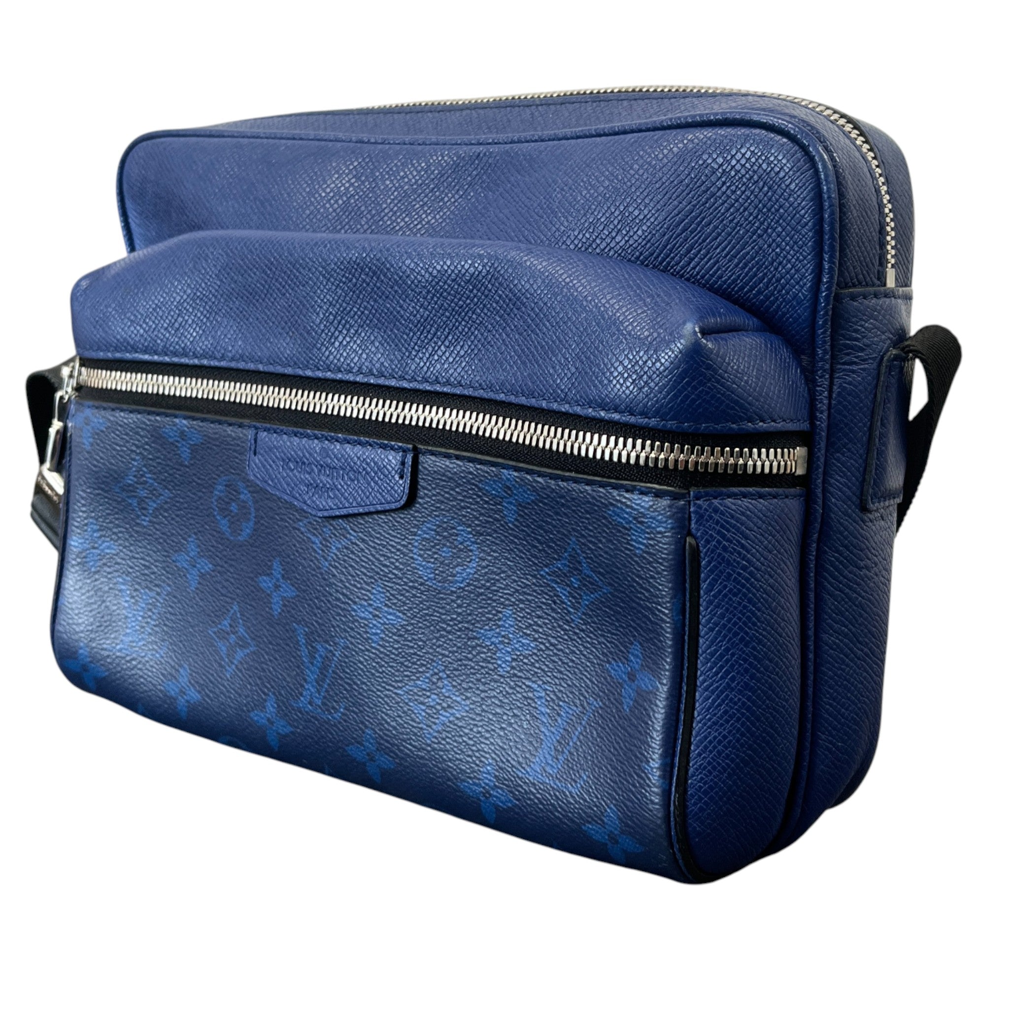 Men's Outdoor Monogram Messenger Bag Blue