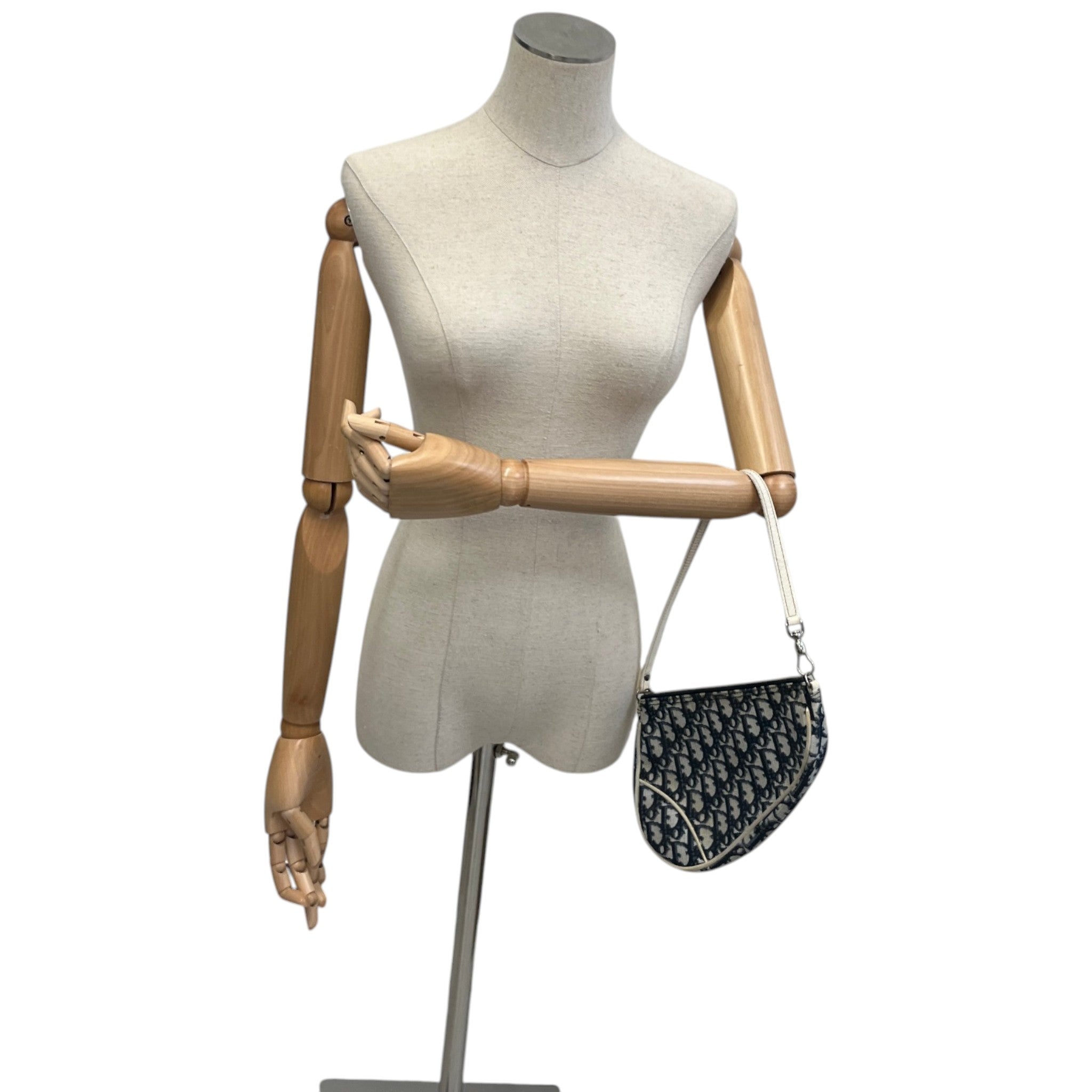 Women's Vintage Saddle Oblique Bag Navy