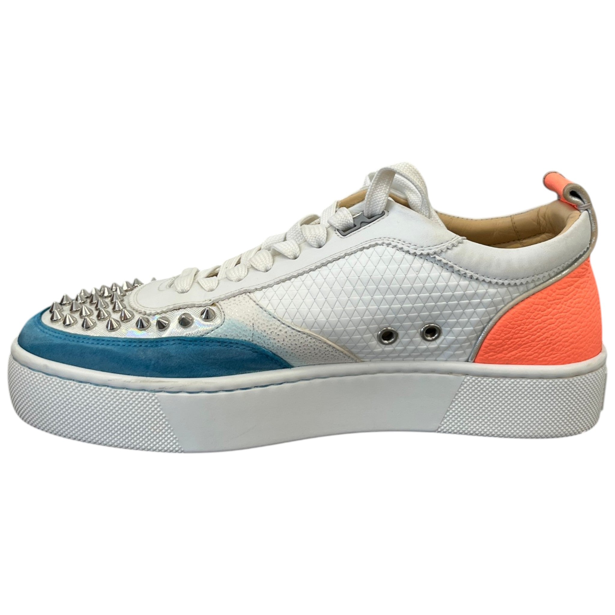 Men's Happyrui Spikes Low Trainers White Size EU 40.5 / UK 6.5