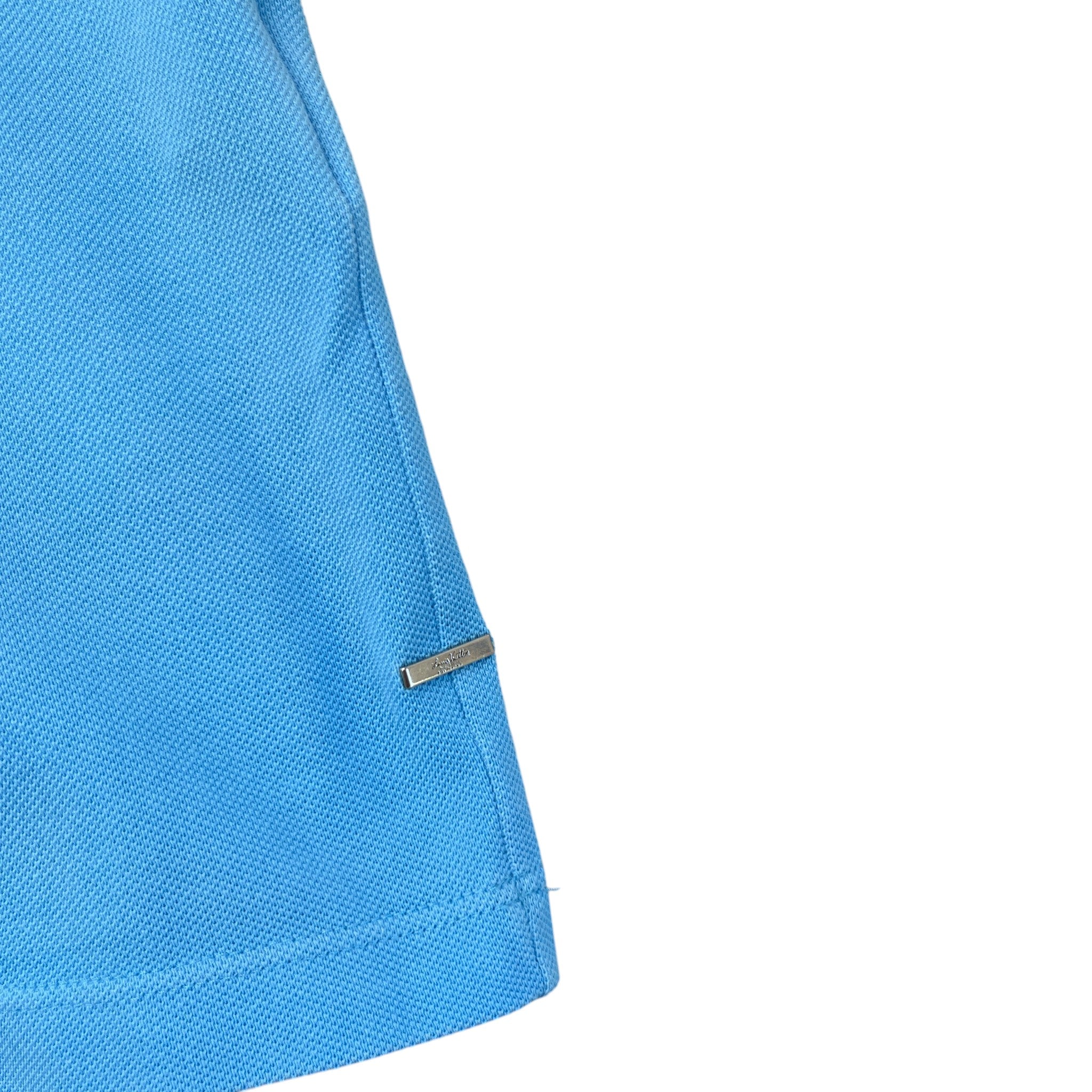 Men's Half Damier T-Shirt Blue Size M