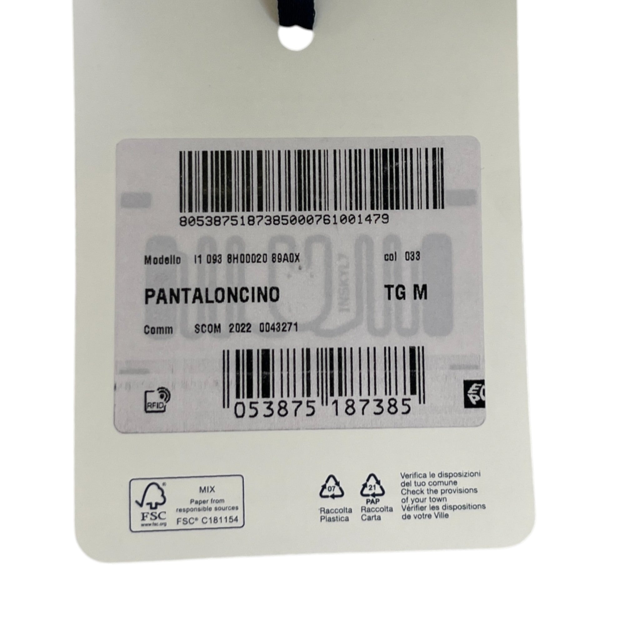 Women's Logo Print Shorts White Size M