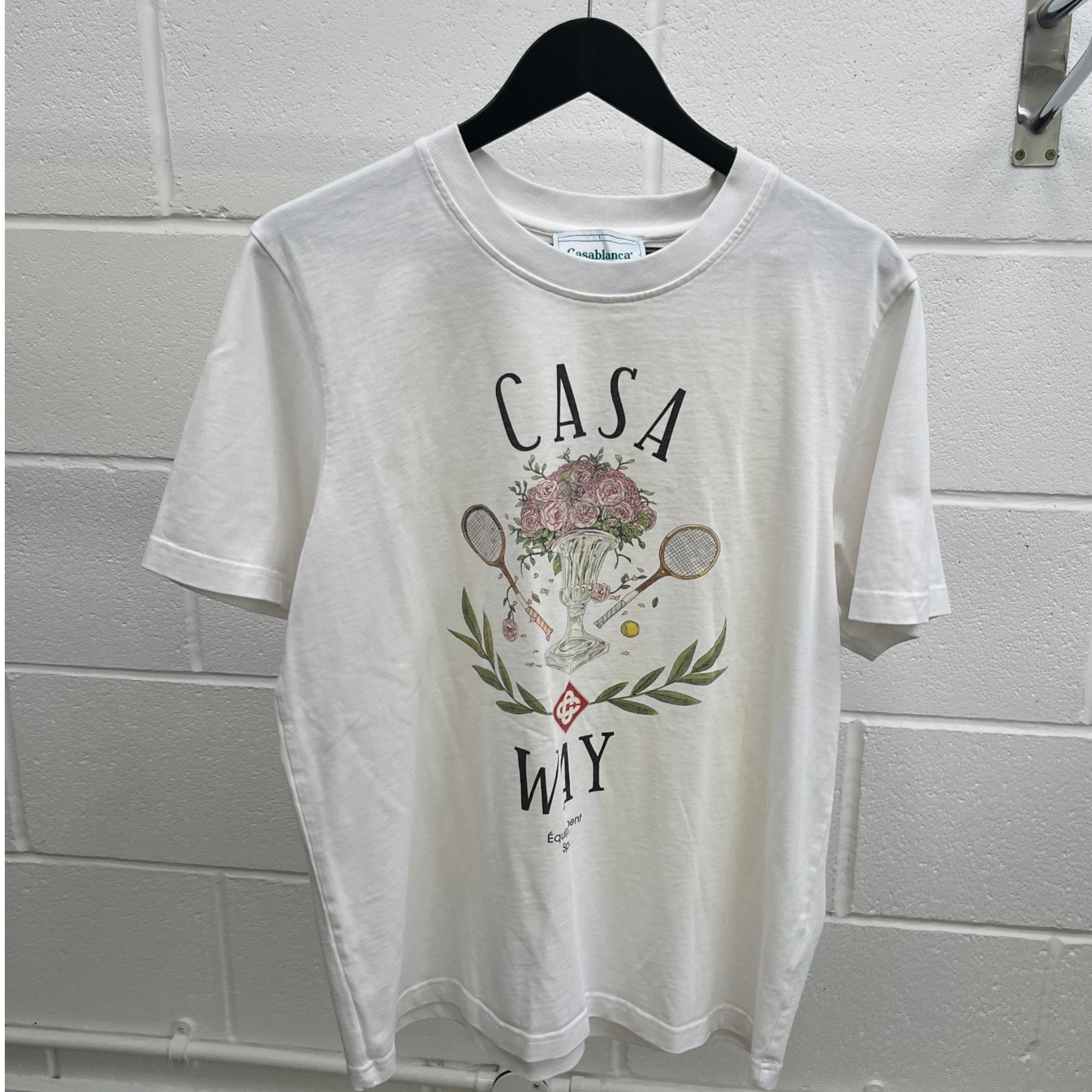 Men's Case Way T-Shirt White Size XL