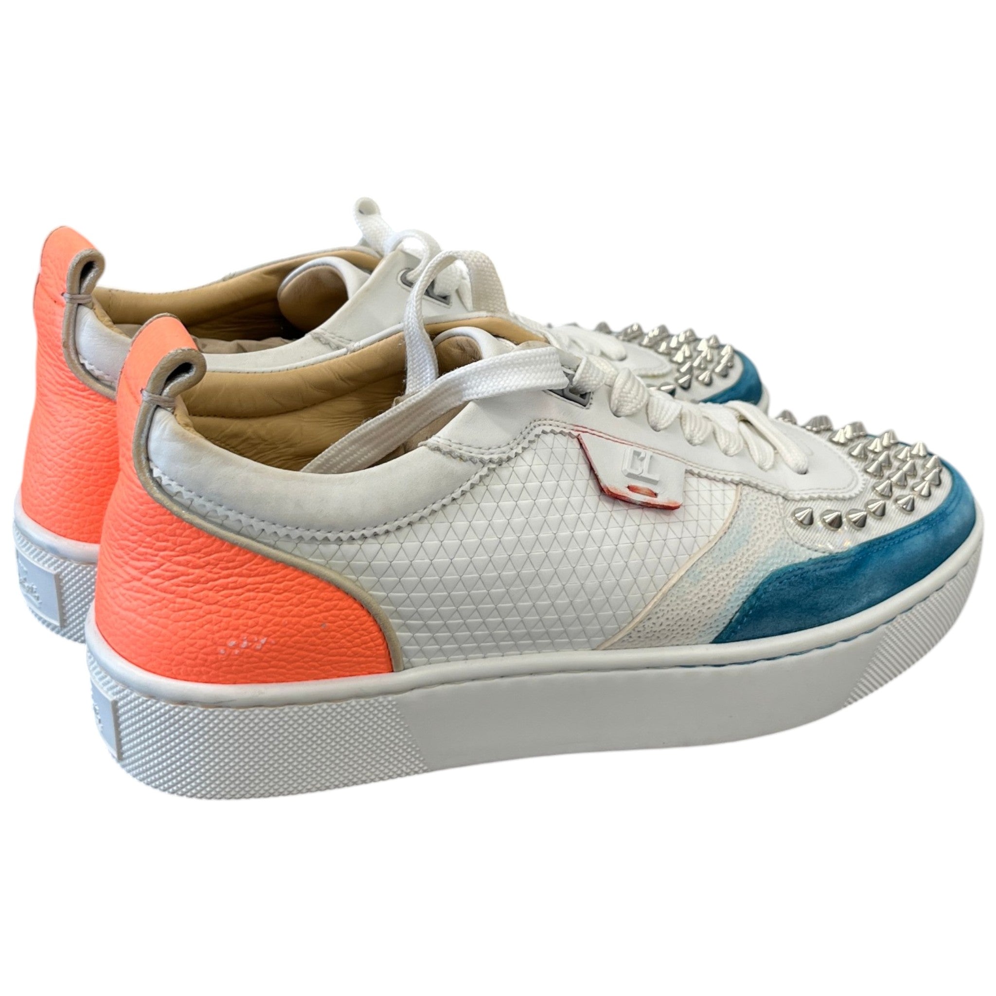 Men's Happyrui Spikes Low Trainers White Size EU 40.5 / UK 6.5