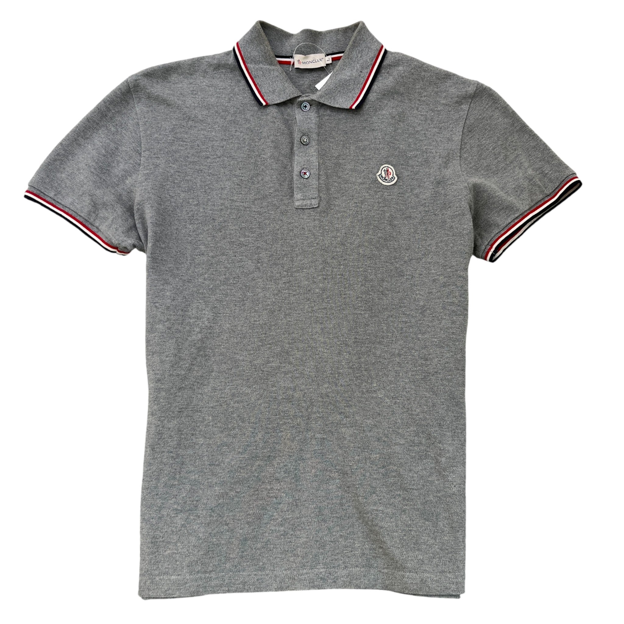 Men's Maglia Polo Shirt Grey Size L